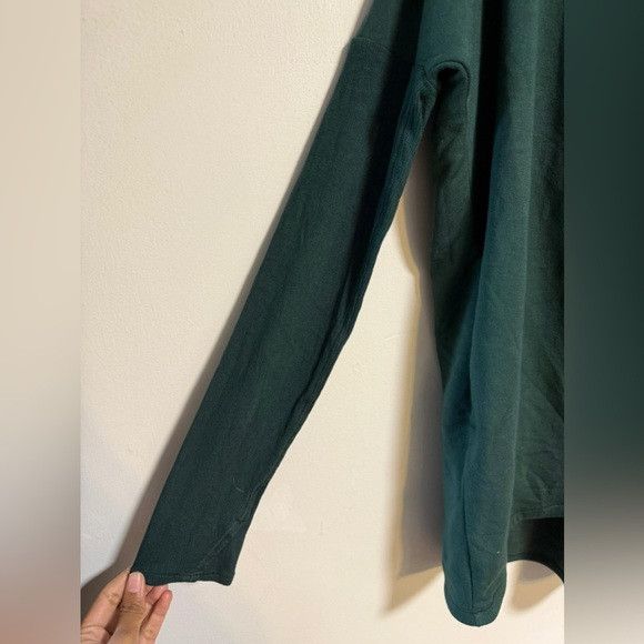 Athleta Athleta Purana Wrap Sweatshirt Hoodie Green Size M Size M / US 6-8 / IT 42-44 - 3 Thumbnail