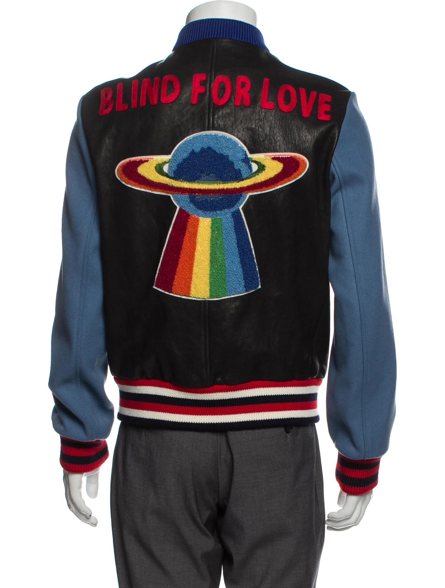 Gucci Gucci "Blind For Love" Varsity Jacket Size US S / EU 44-46 / 1 - 3 Thumbnail
