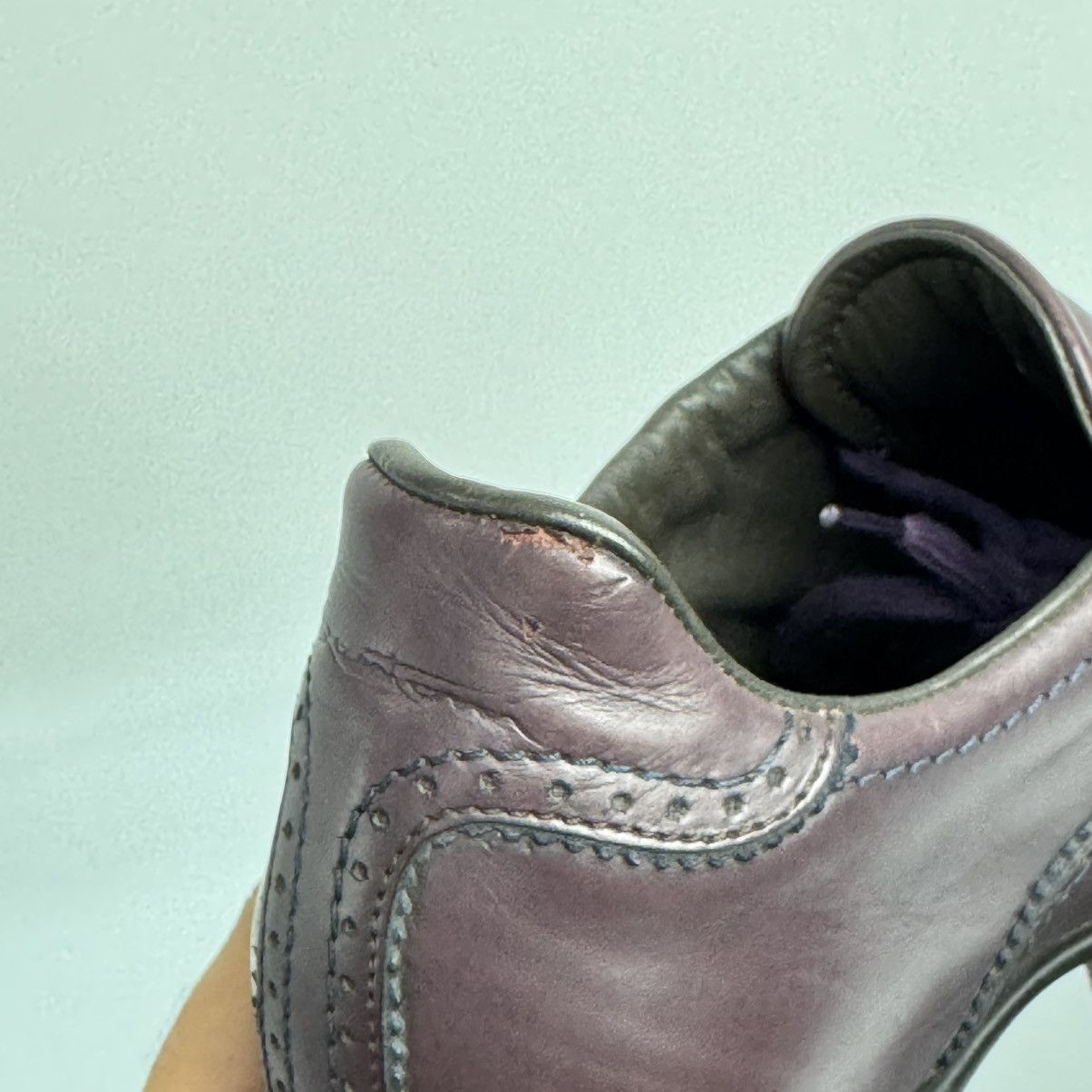 Santoni Santoni Caoutchouc Italy - Purple Low-top Leather Sneakers🔥 Size US 9 / EU 42 - 19 Thumbnail