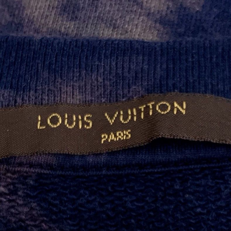 Louis Vuitton Louis Vuitton Navy camo scissors-embroidered cotton crew n Size US XS / EU 42 / 0 - 6 Thumbnail