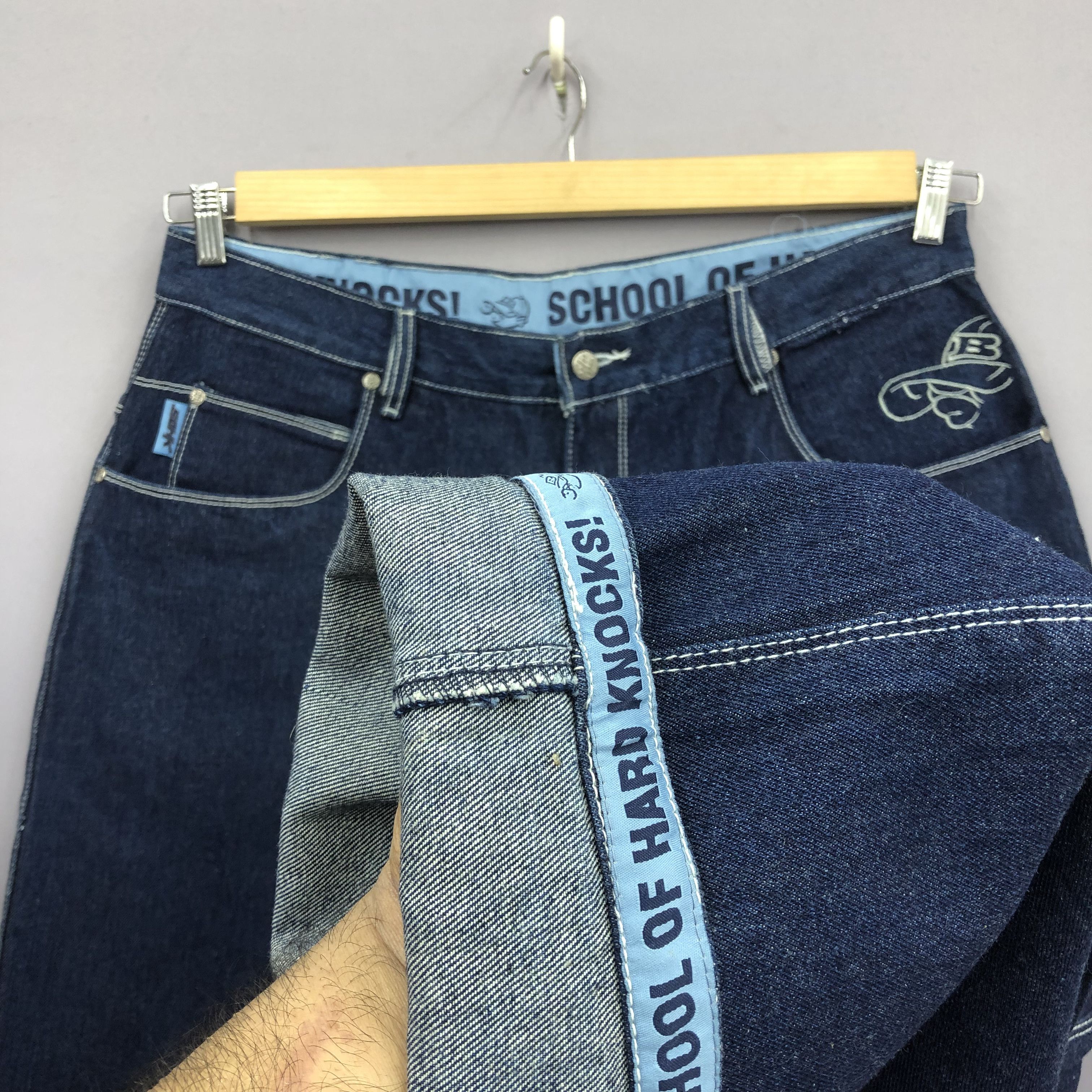 JNCO Crazy Vintage 90s JNCO Style Baggy Jeans SOHK Skater Denim Size US 38 / EU 54 - 9 Thumbnail
