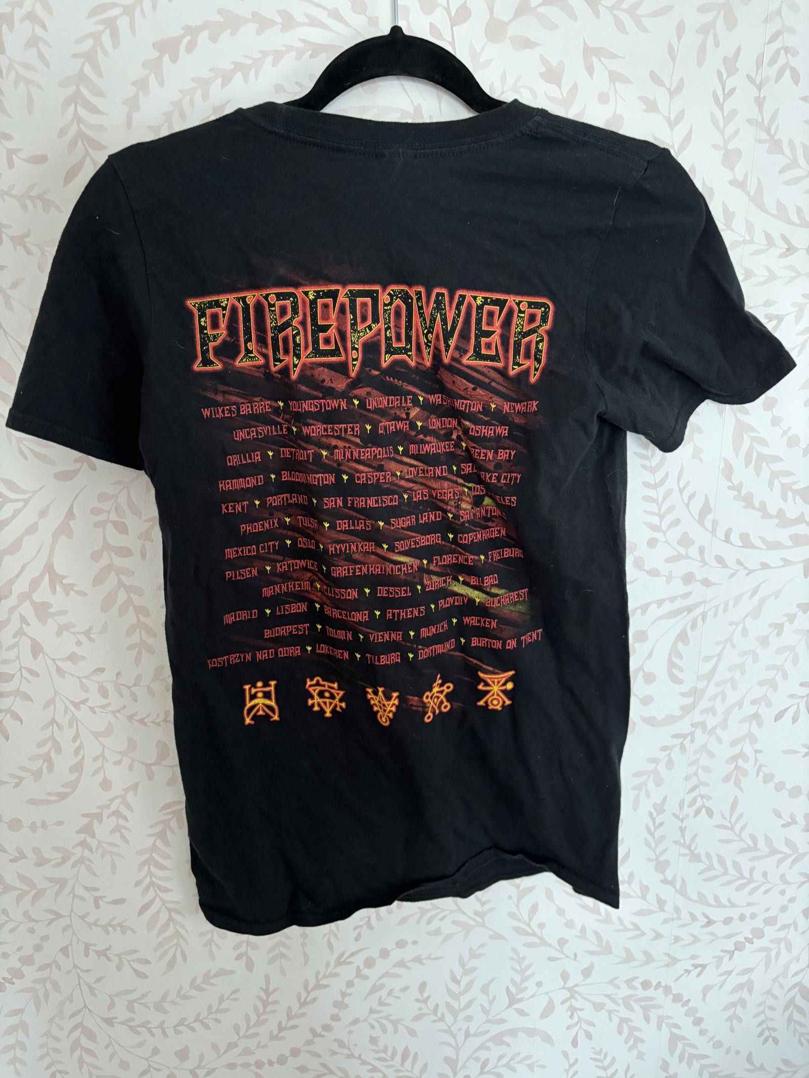 Designer VINTAGE Judas Priest Firepower Tour T-Shirt Size S / US 4 / IT 40 - 7 Thumbnail