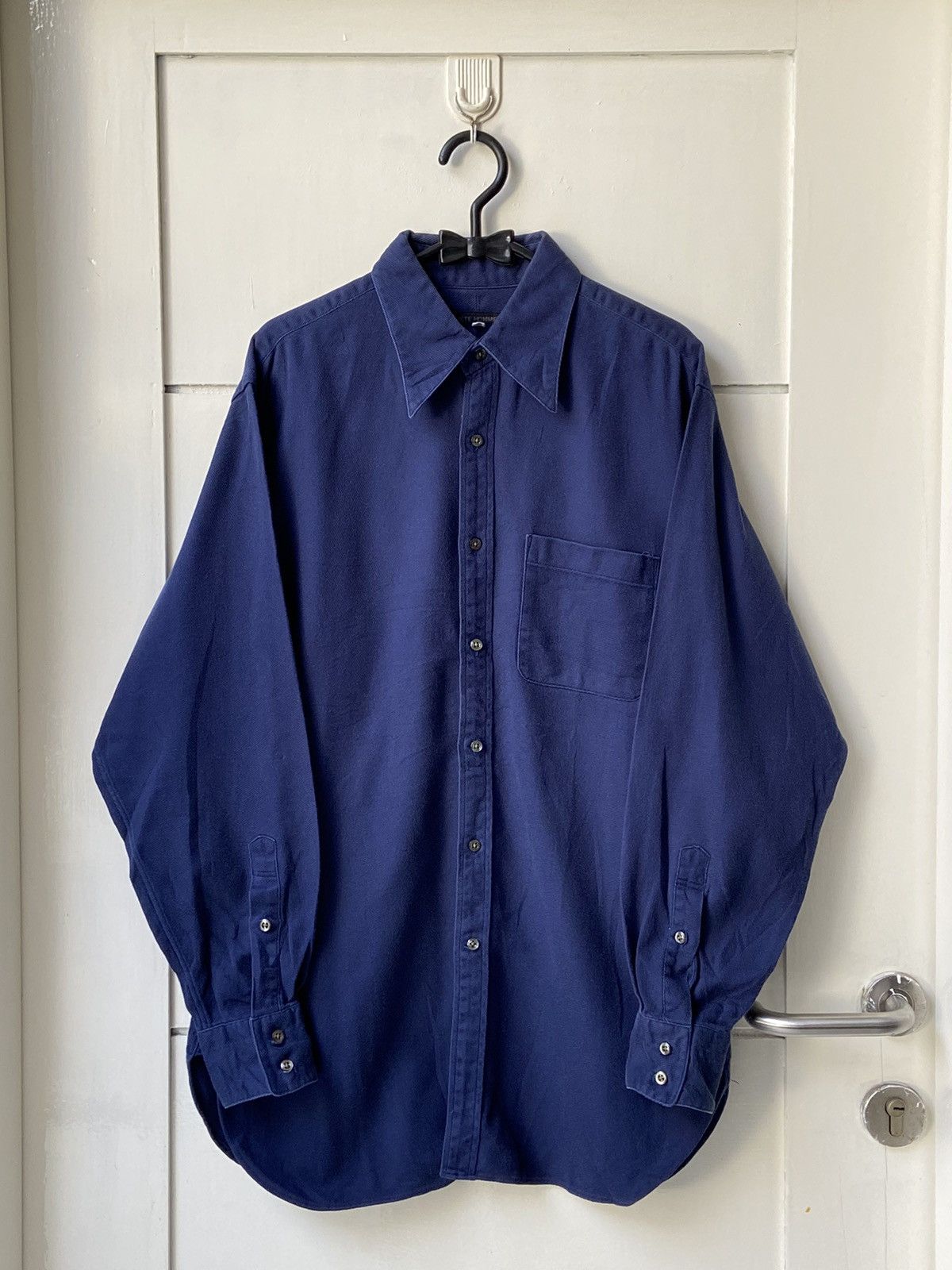 Issey Miyake × Japanese Brand × Tete Homme TETE HOMME Navy Shirt Size US M / EU 48-50 / 2 - 1 Thumbnail