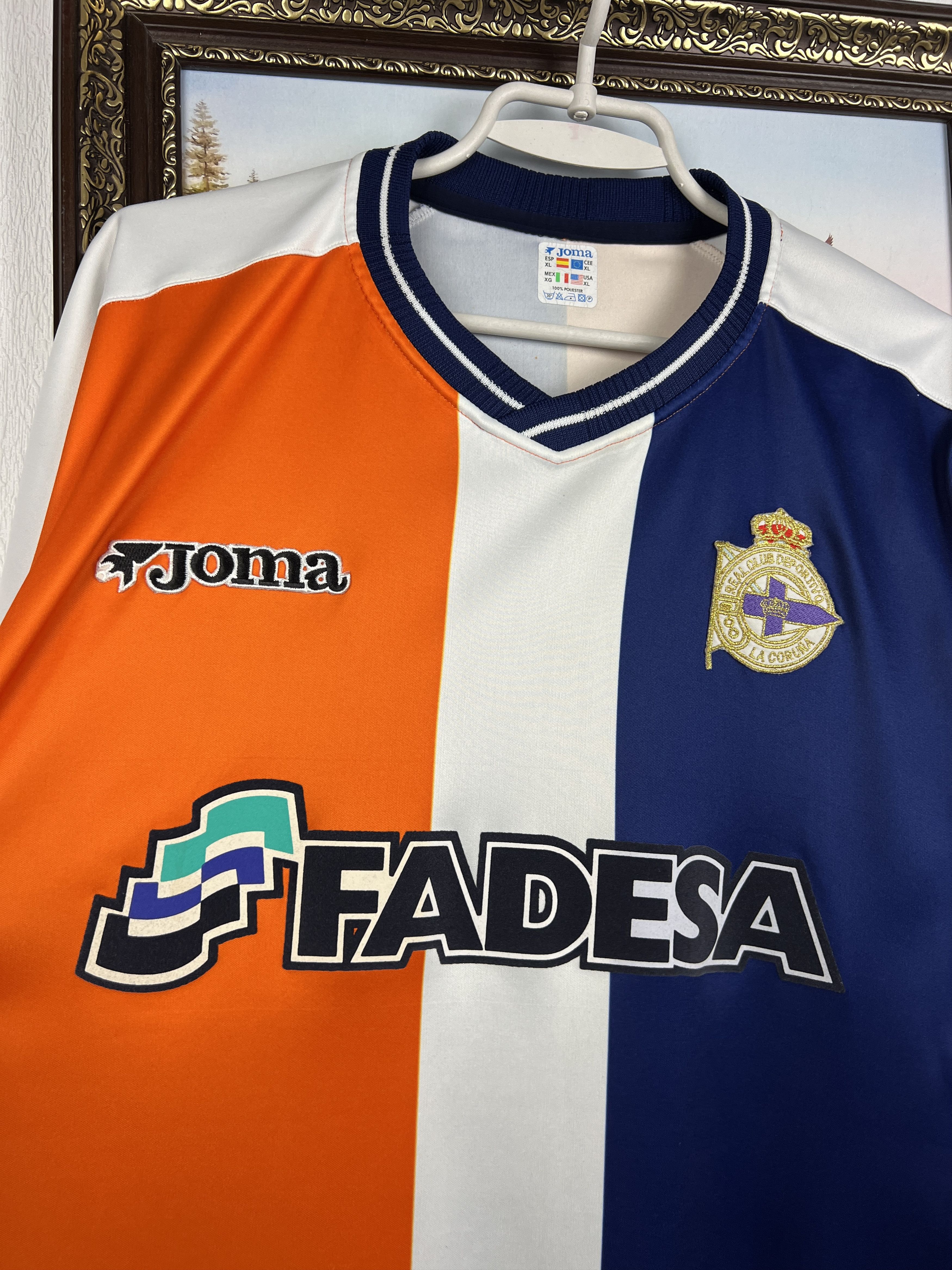 Joma Deportivo La Coruna Special football shirt Camiseta Jersey Size US XL / EU 56 / 4 - 4 Thumbnail