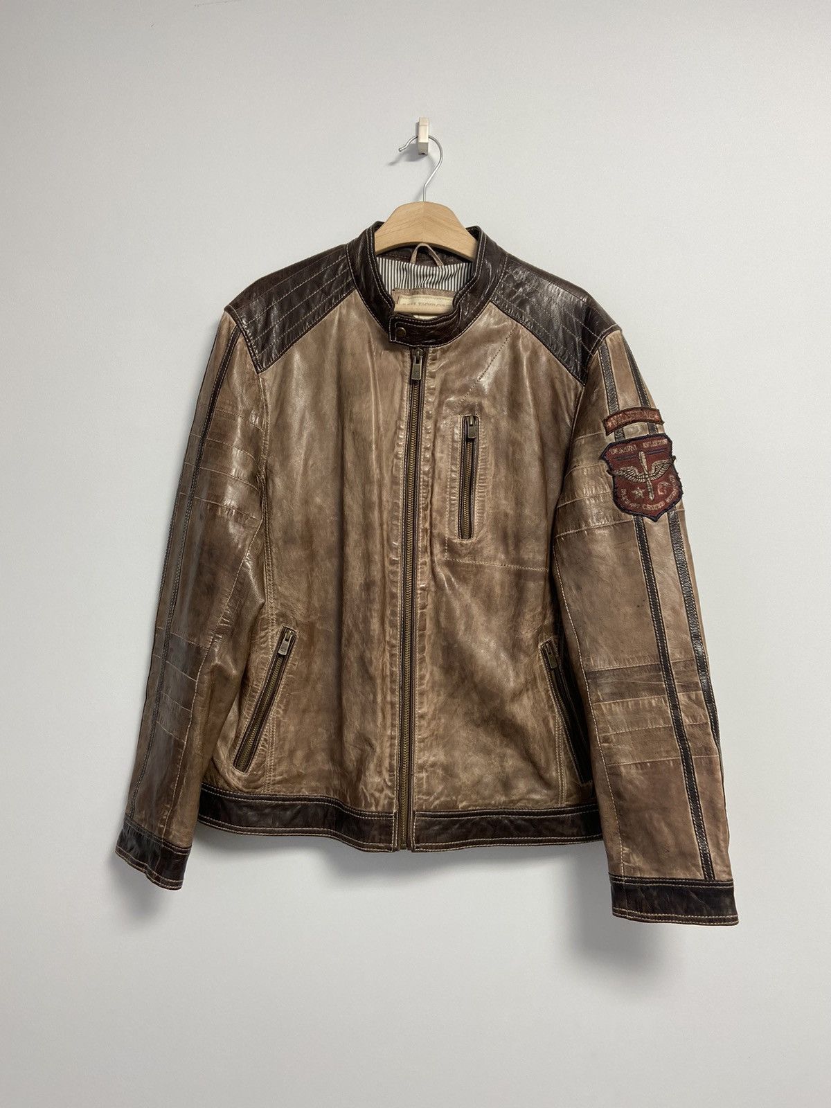 Navy Blue Milestone Trench Jacket main image 1