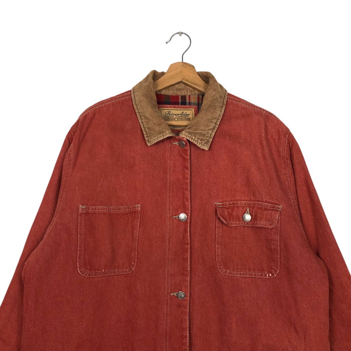 Japanese Brand 📌Vintage Chore Work Jacket Blanket River Edge Issey Miyake Size US XL / EU 56 / 4 - 4 Thumbnail