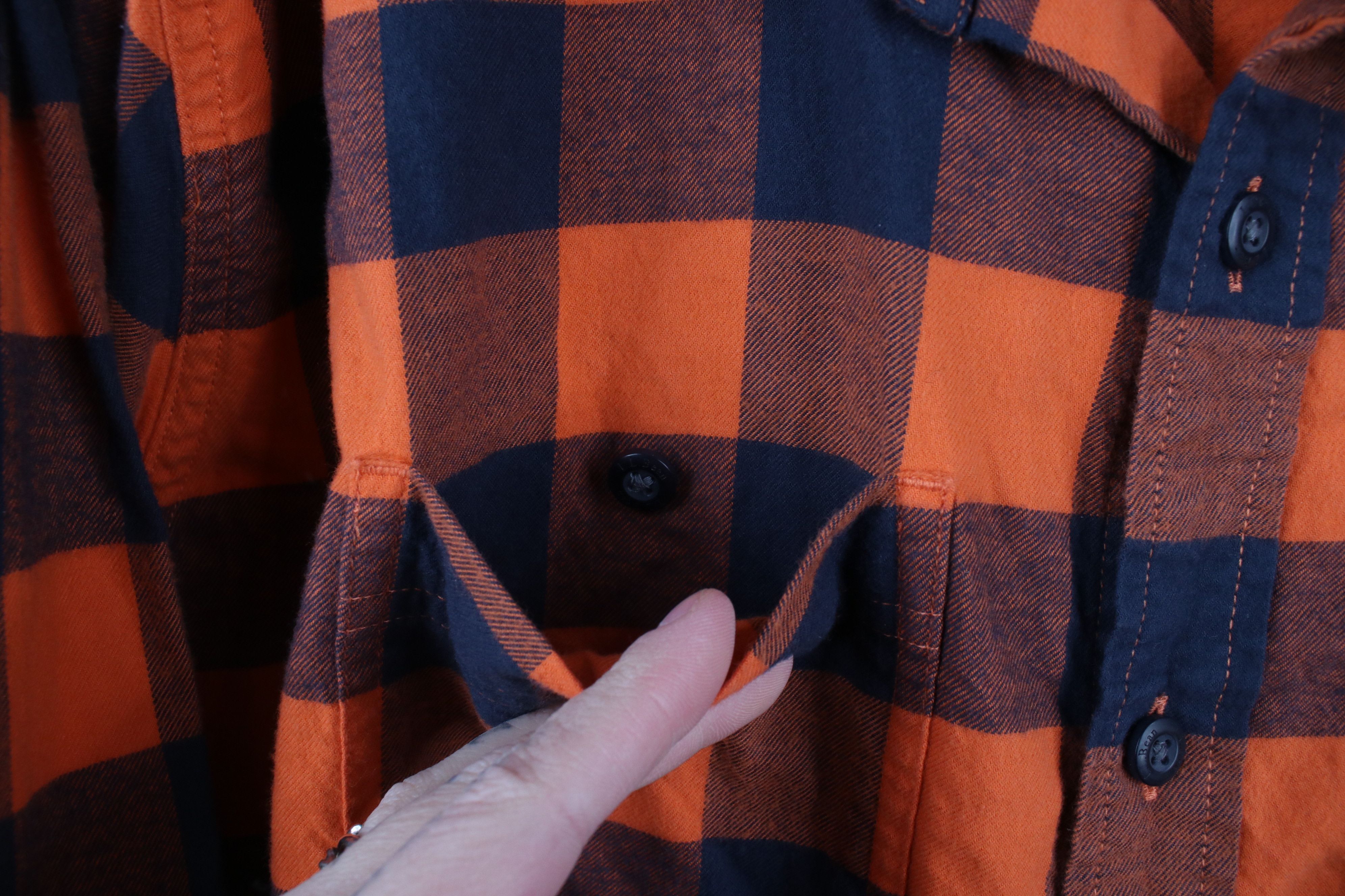 L.L. Bean × Vintage Vintage LL Bean Slightly Flannel Collared Button Shirt Size US XXL / EU 58 / 5 - 6 Thumbnail