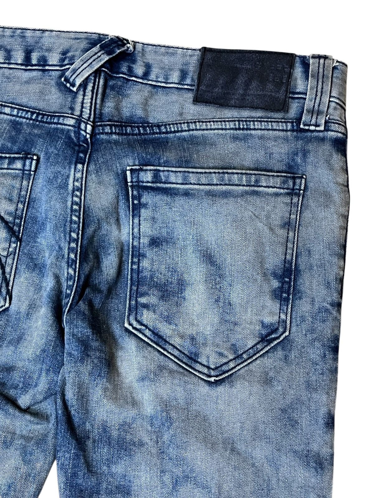 Japanese Brand JAPANESE BRAND NO ID TYE DYE SLIM FIT JEANS Size US 31 - 6 Thumbnail