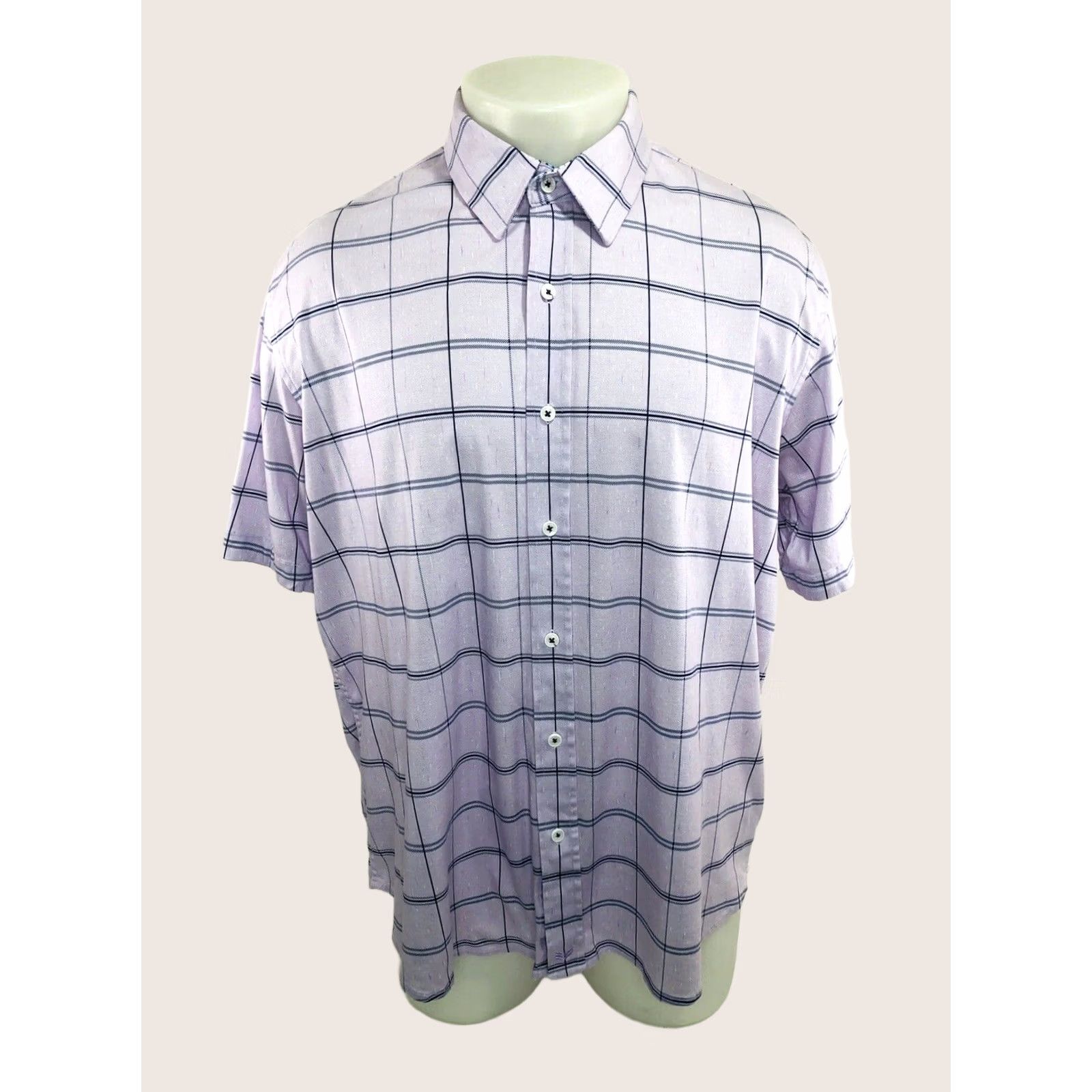 Buttero BUTTER CLOTH - Mens XL Plaid Shirt (Regular) Size US XL / EU 56 / 4 - 1 Thumbnail