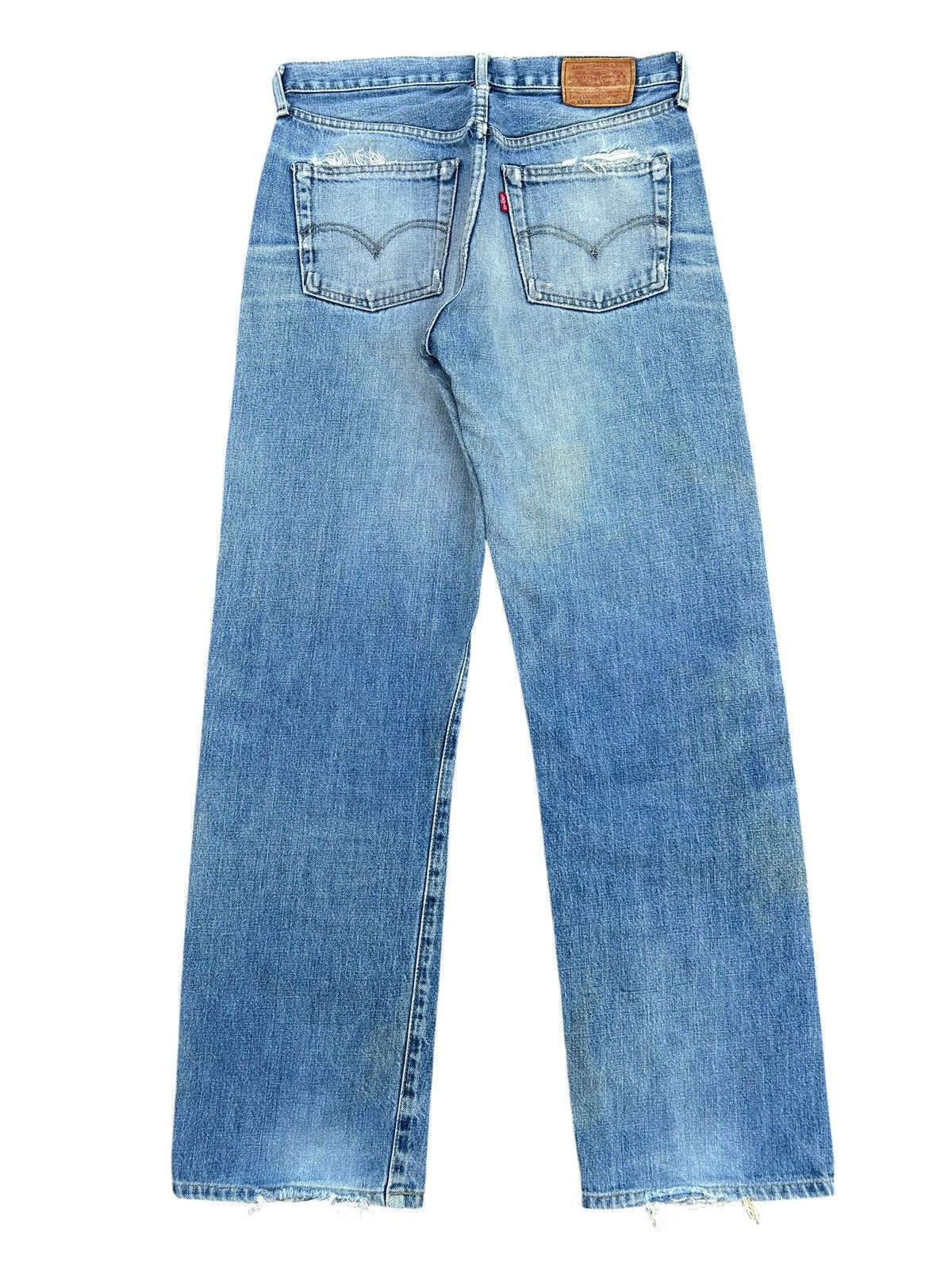 Kapital Vintage Levis Big E Selvedge Distressed Denim Jeans Size US 31 - 2 Thumbnail