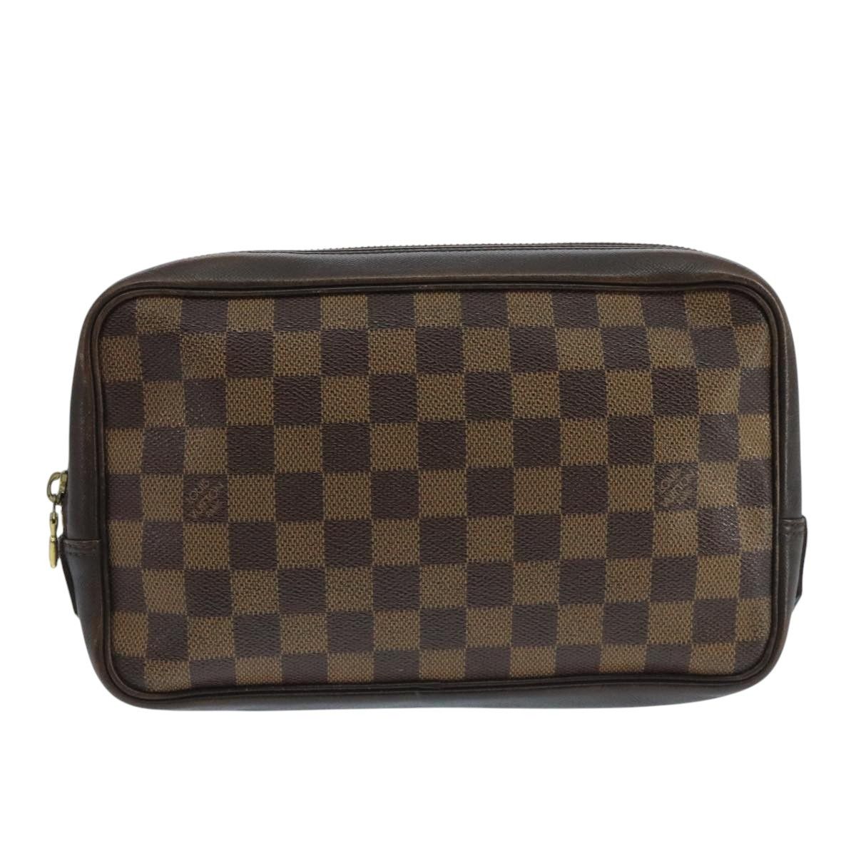 Louis Vuitton Trousse De Toilette 25 Brown Canvas Clutch Bag (Pre-Owned) Size ONE SIZE - 1 Thumbnail