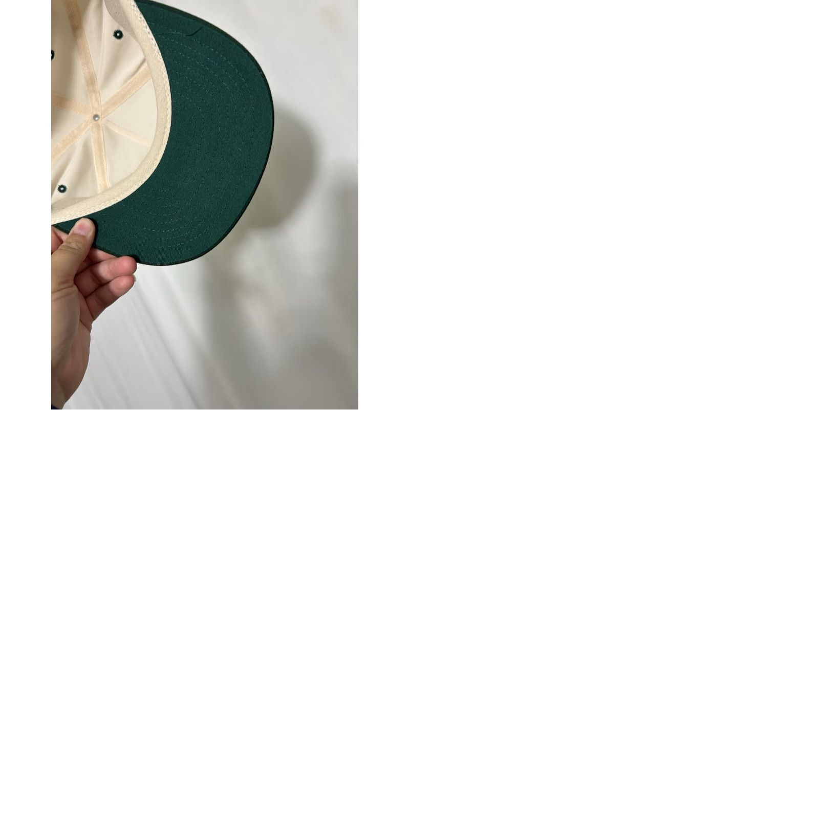 Vintage VINTAGE Fitzgeralds Casino Hat SnapBack Nissin Green Beige Adjustable Men Size ONE SIZE - 10 Thumbnail