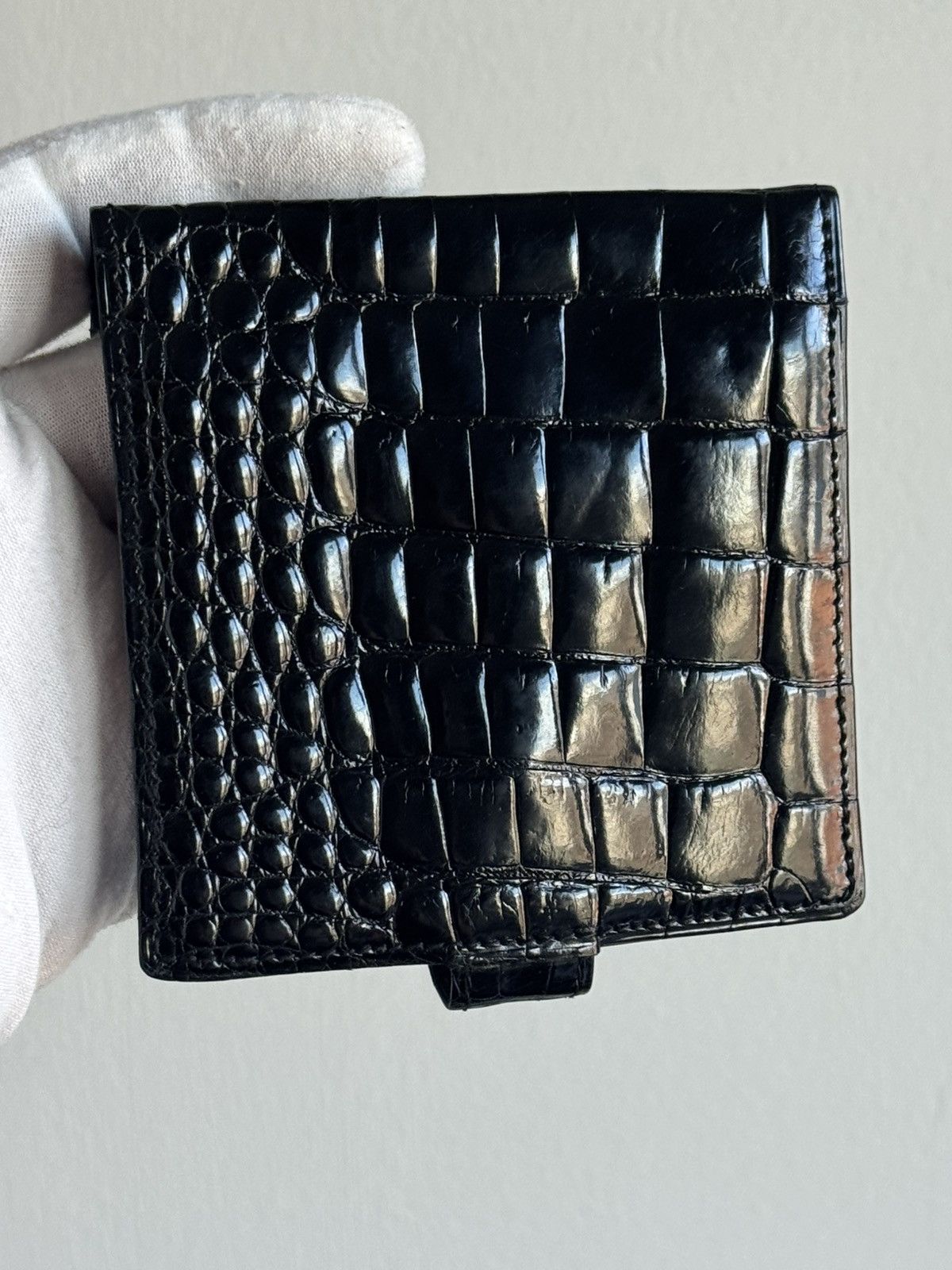 Tiffany & Co. Vintage Tiffany & Co Black patent croc & leather Wallet 60s Size ONE SIZE - 7 Thumbnail
