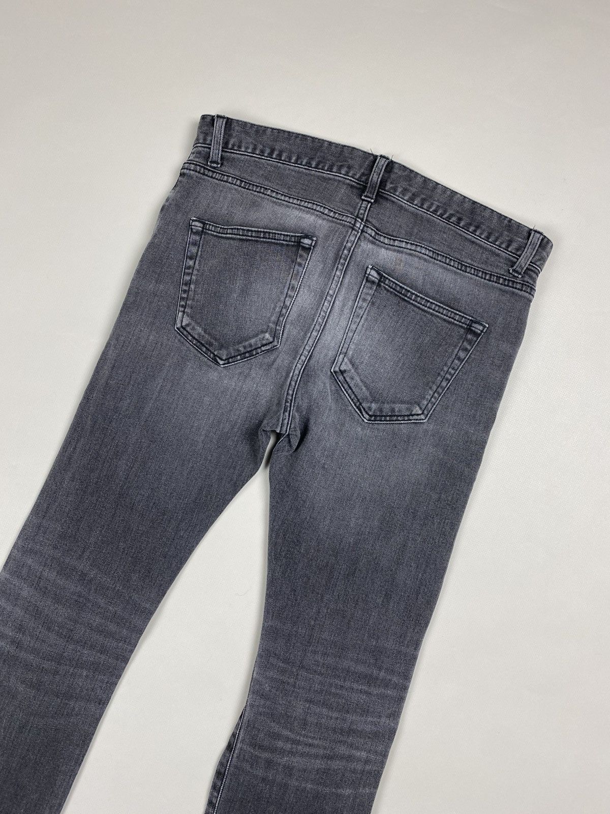 Balenciaga Balenciaga ladies distressed denim skinny biker jeans Size 28" / US 6 / IT 42 - 20 Thumbnail