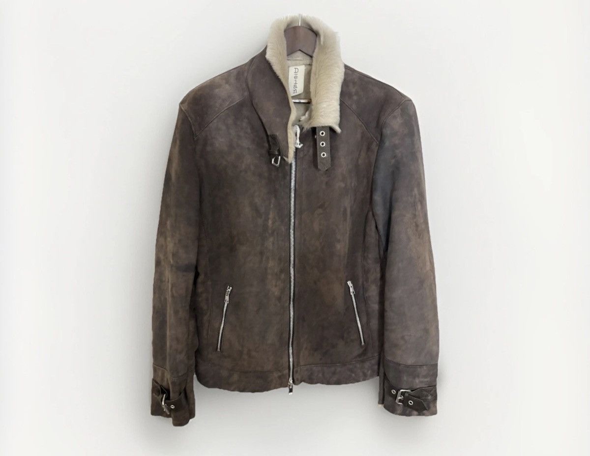 Other DELAN sheep leather Jacket NWT $1608 Size US XL / EU 56 / 4 - 2 Thumbnail