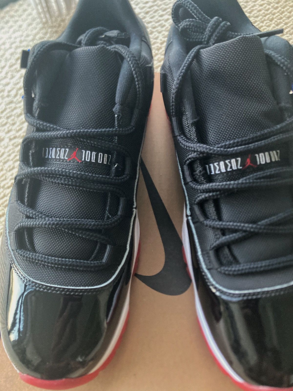 Nike Nike Air Jordan Retro 11 Low BLK/RED 2025-DEADSTOCK Size US 13 / EU 46 - 15 Thumbnail