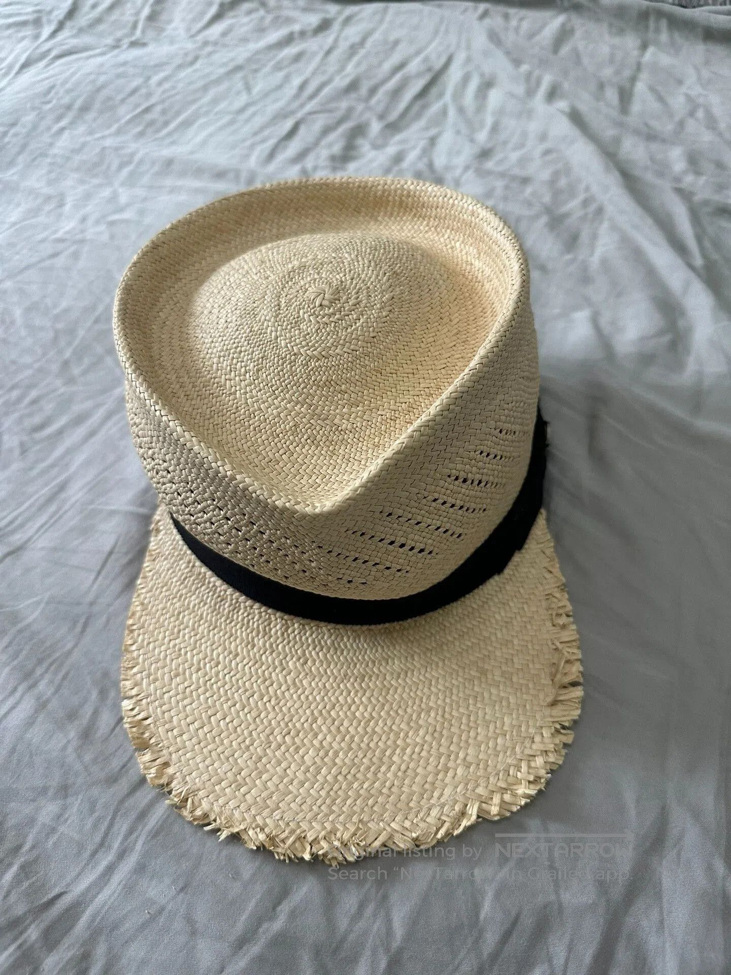 Japanese Brand Gladys Tamez Handmade Straw Hat for Beauty. Size ONE SIZE - 1 Thumbnail