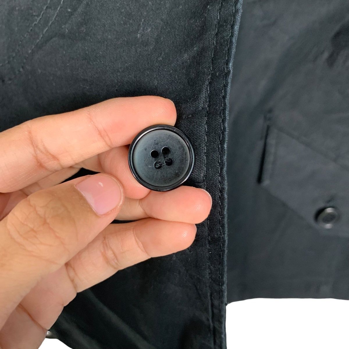 Takeo Kikuchi TAKEO KIKUCHI Black Cotton Chore Coat Jacket #2761-C124 Size US S / EU 44-46 / 1 - 12 Thumbnail
