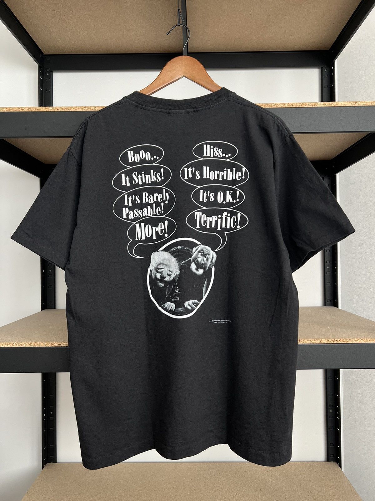 Cartoon Network Vintage 90s Statler Waldorf Sesame Street Muppets T-shirt Size US XL / EU 56 / 4 - 4 Thumbnail