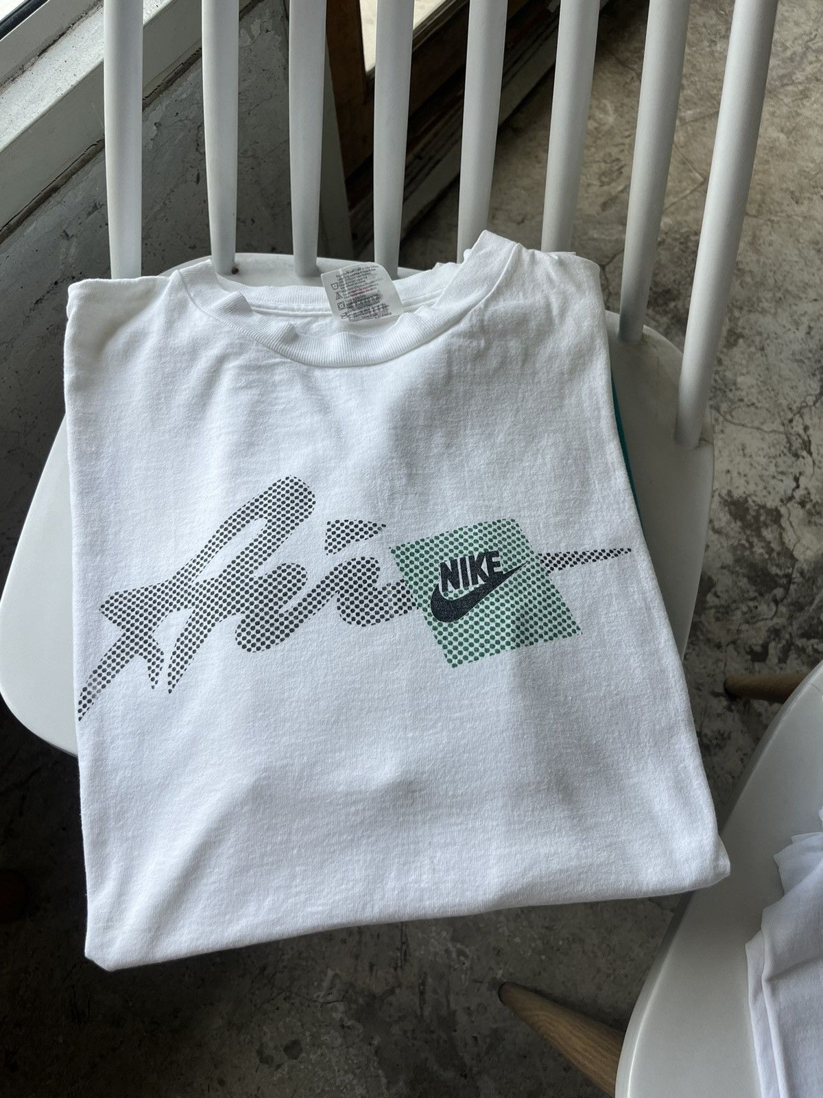 Nike × Vintage Vintage NIKE AIR 90’s Logo Sportswear Tshirt Size US XL / EU 56 / 4 - 1 Thumbnail