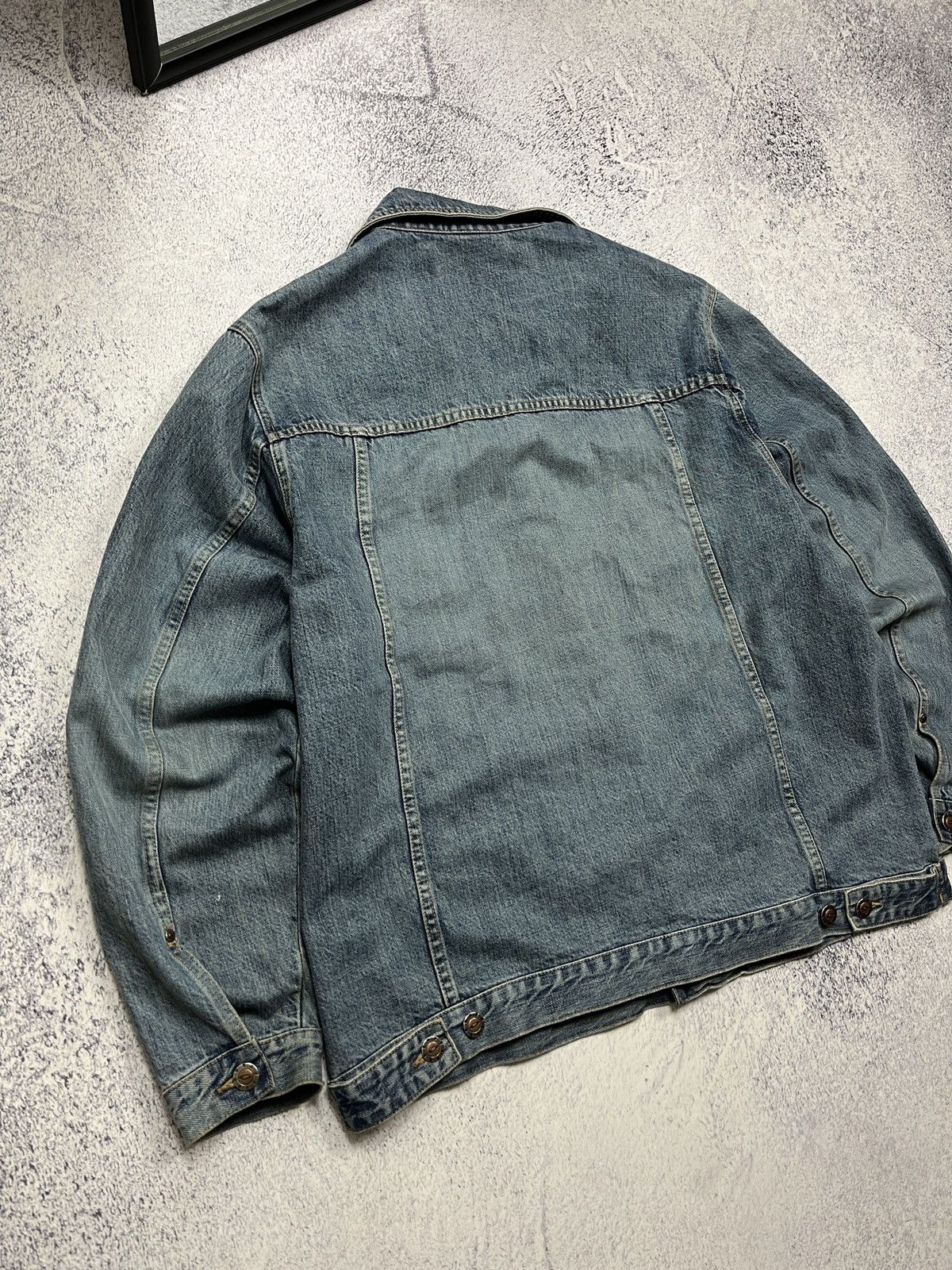 Oakley Crazy Vintage 00’s Oakley Industries Denim Jeans Jacket Y2k Size US XL / EU 56 / 4 - 15 Thumbnail