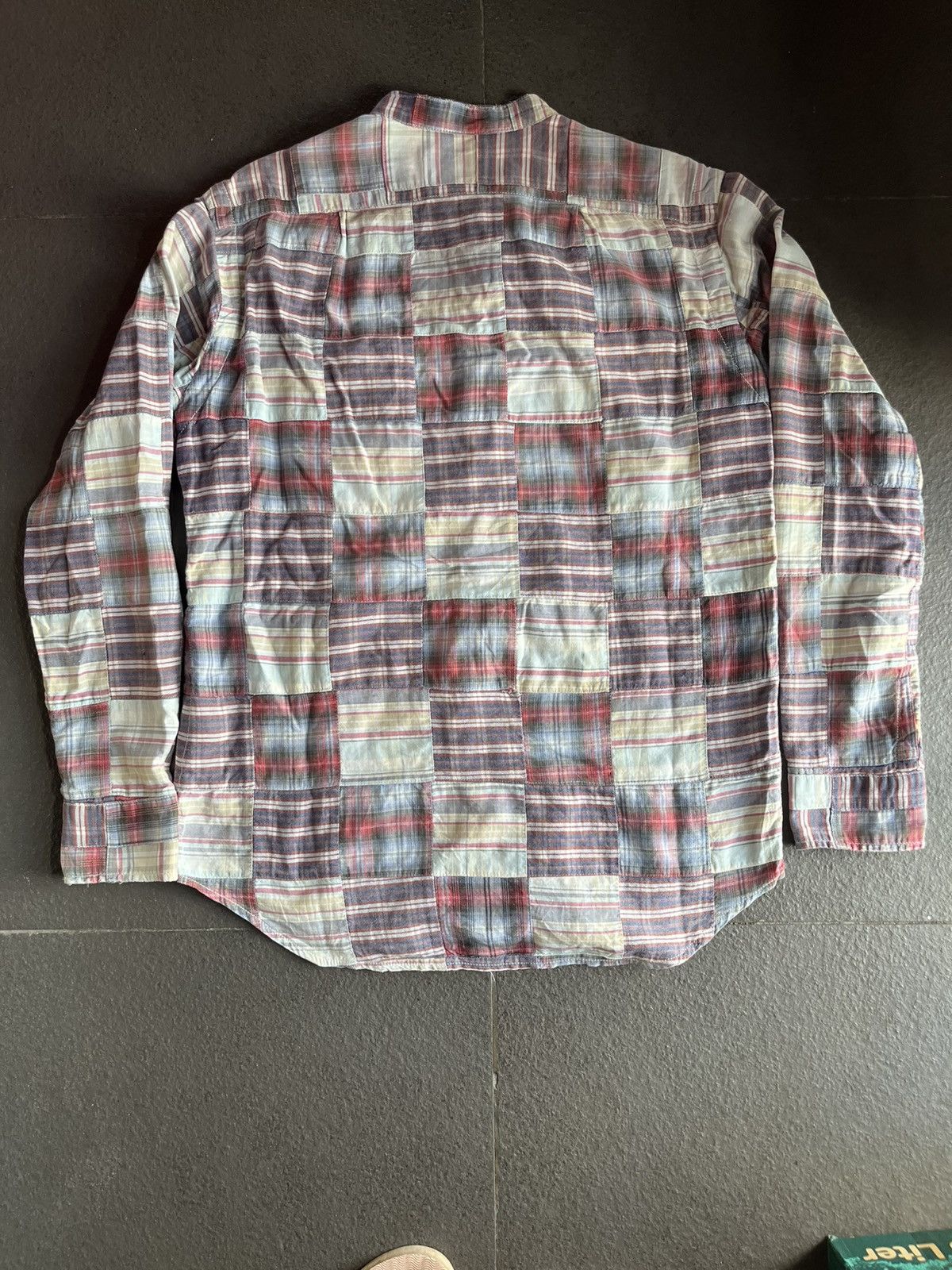 Nanamica Nanamica Patchwork Grunge Japan B/D Shirt Kurt Size US M / EU 48-50 / 2 - 6 Thumbnail