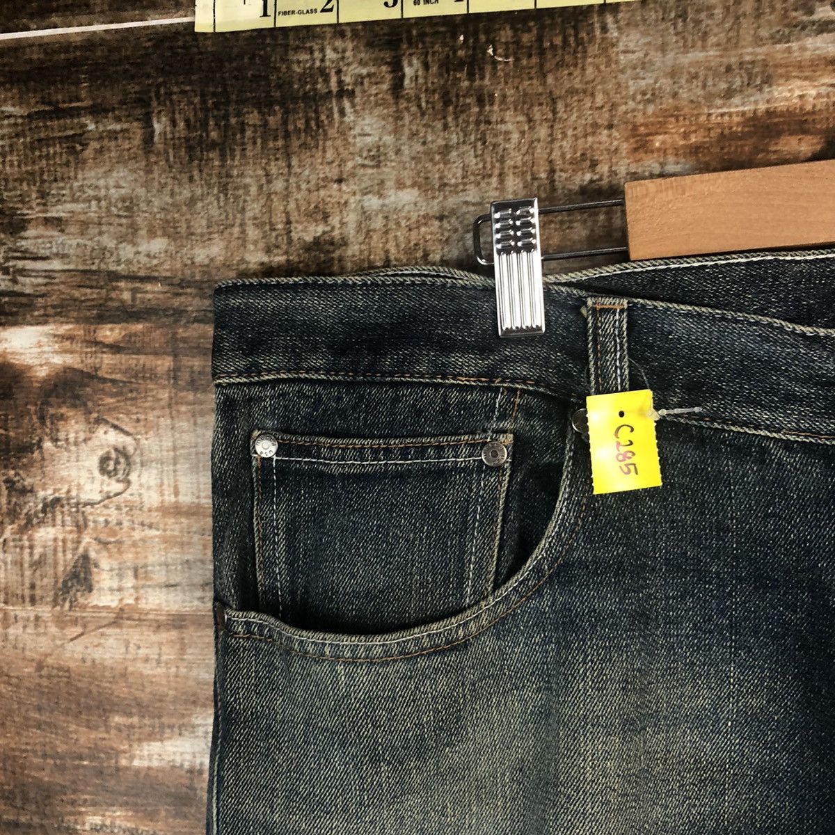 Japanese Brand DL Johnpoint Jeans Blue Denim Pants #C285 Size US 38 / EU 54 - 7 Thumbnail