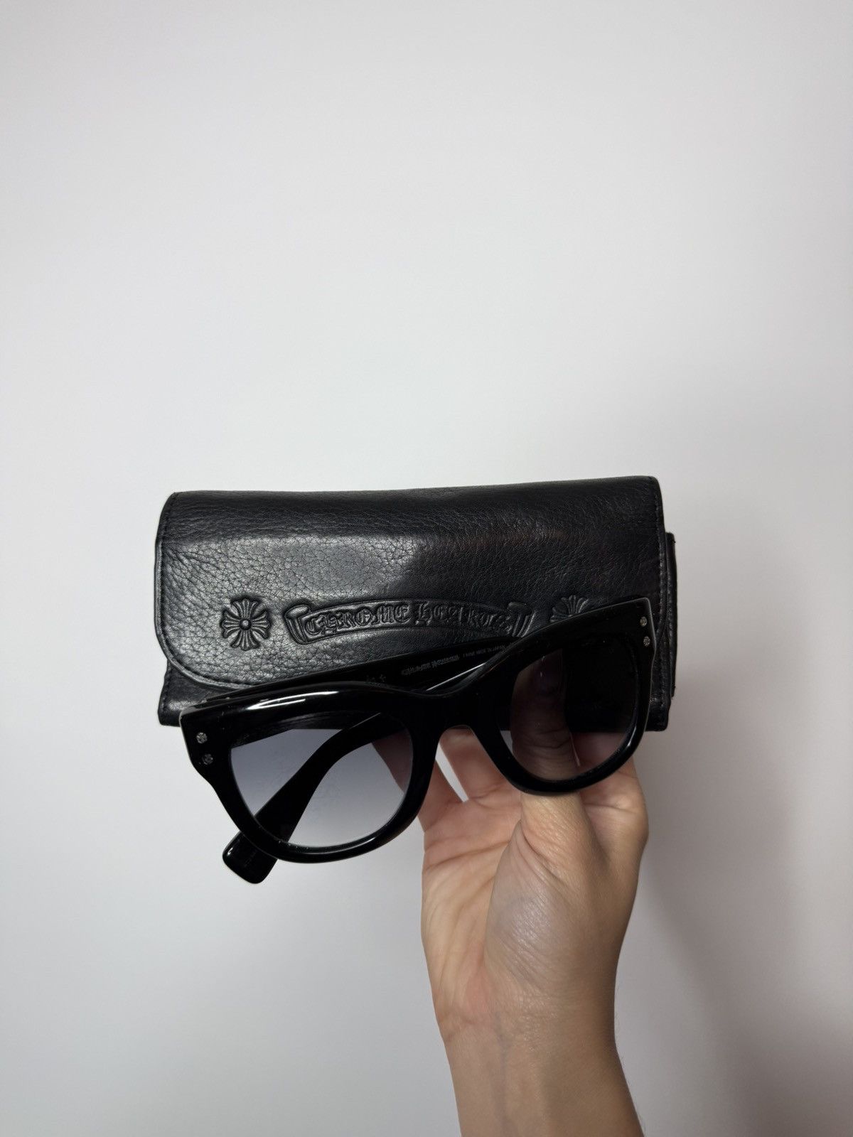 Chrome Hearts CHROME HEARTS TEAR DROP JONNY II SUNGLASSES Size ONE SIZE - 1 Thumbnail