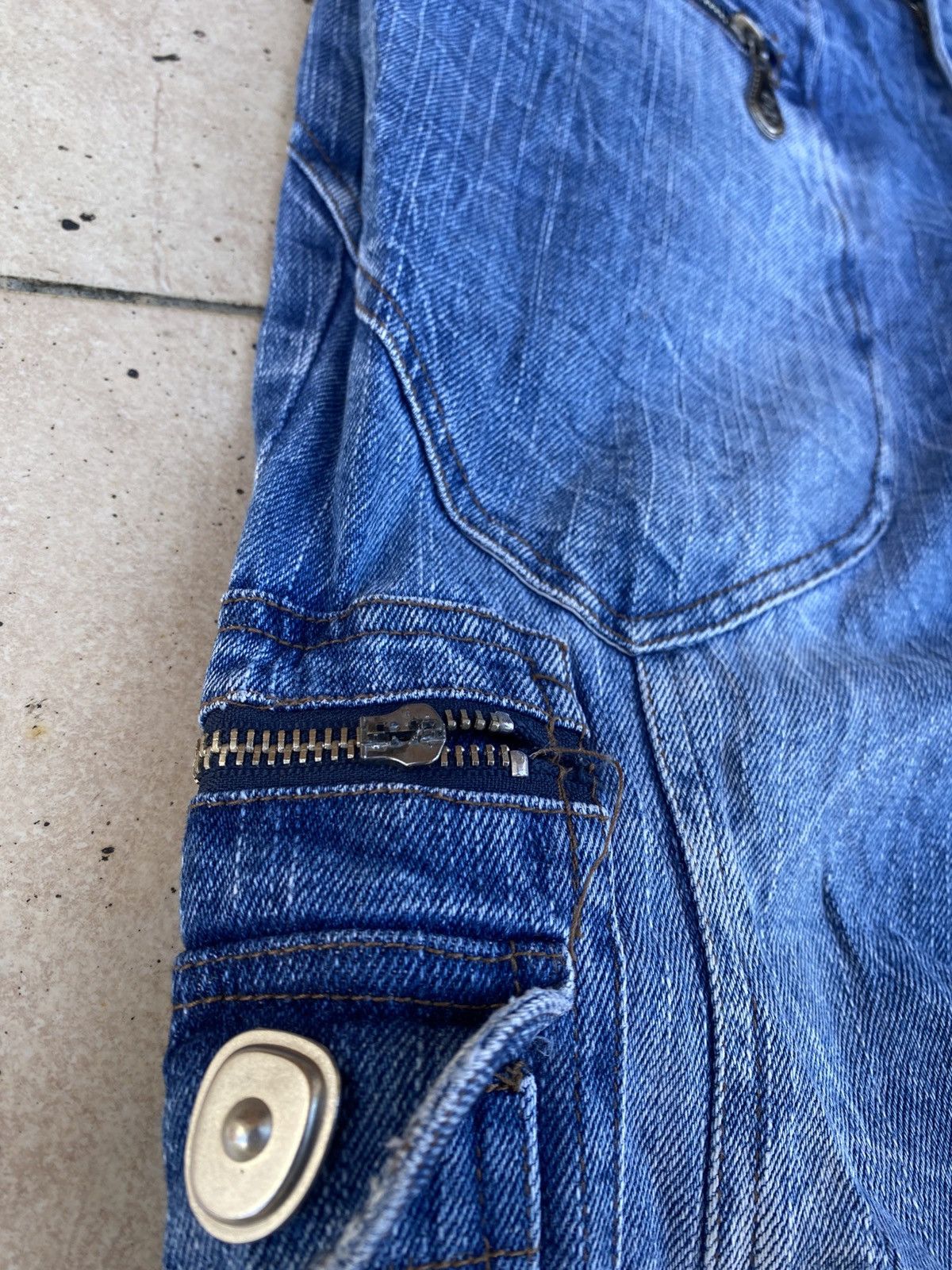 Designer × KMRii Berning Sho Flared Jeans Size US 30 / EU 46 - 10 Thumbnail