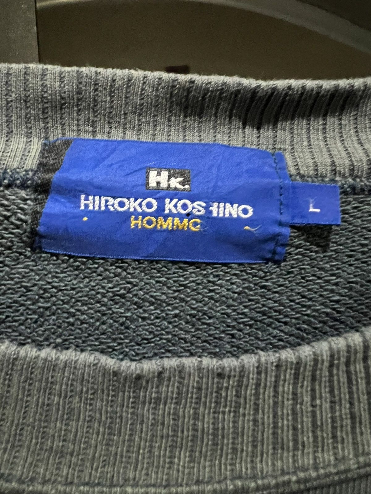 Hiroko Koshino Homme Hiroko Koshino Homme Distressed Sun Faded Grunge Sweatshirt Size US L / EU 52-54 / 3 - 11 Thumbnail