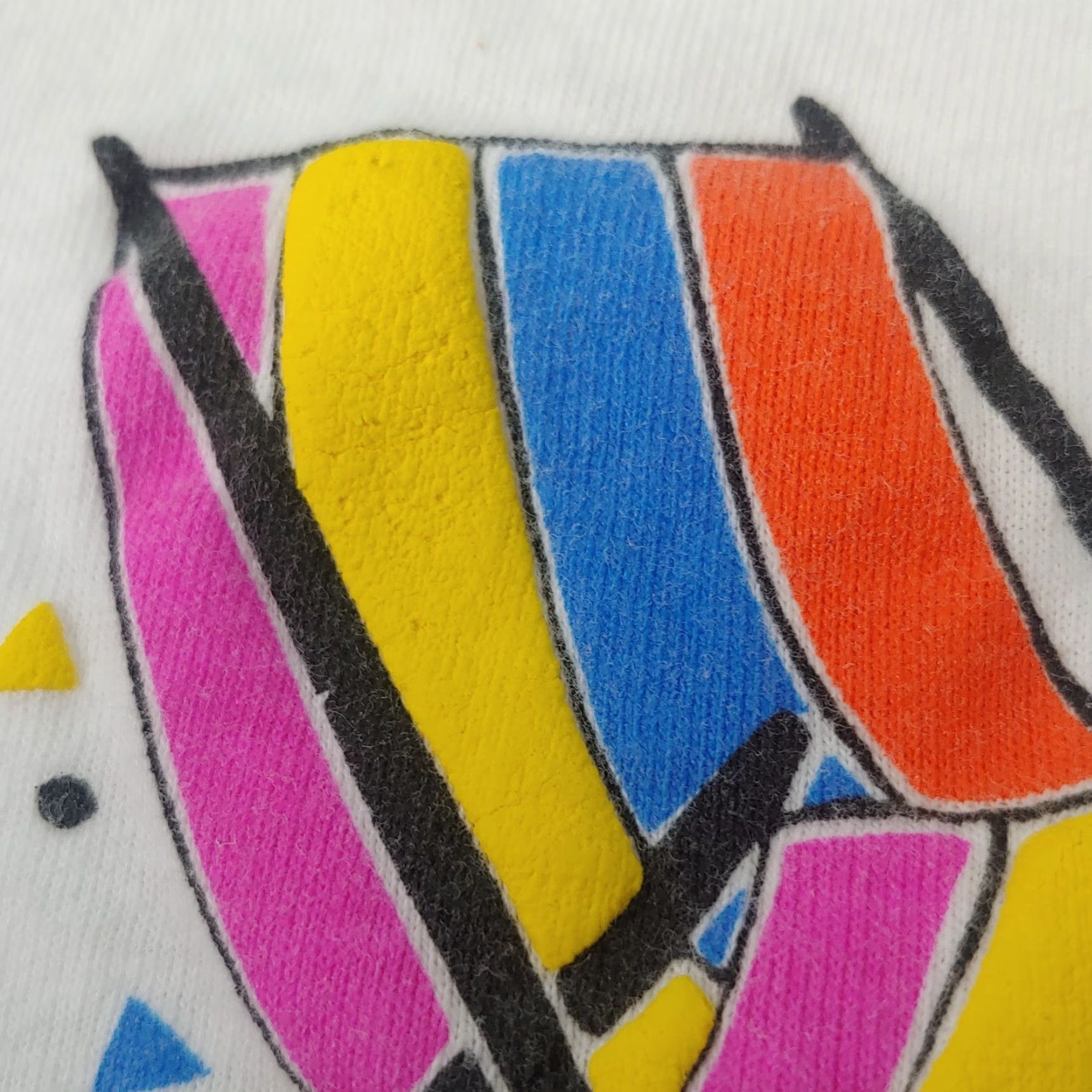 Vintage VINTAGE Short Hills EE Beach T Shirt White XL Puffy Graphic Single Stitch Crew Neck Men Regular Size Man Beach Sun Fun Size US XL / EU 56 / 4 - 5 Thumbnail