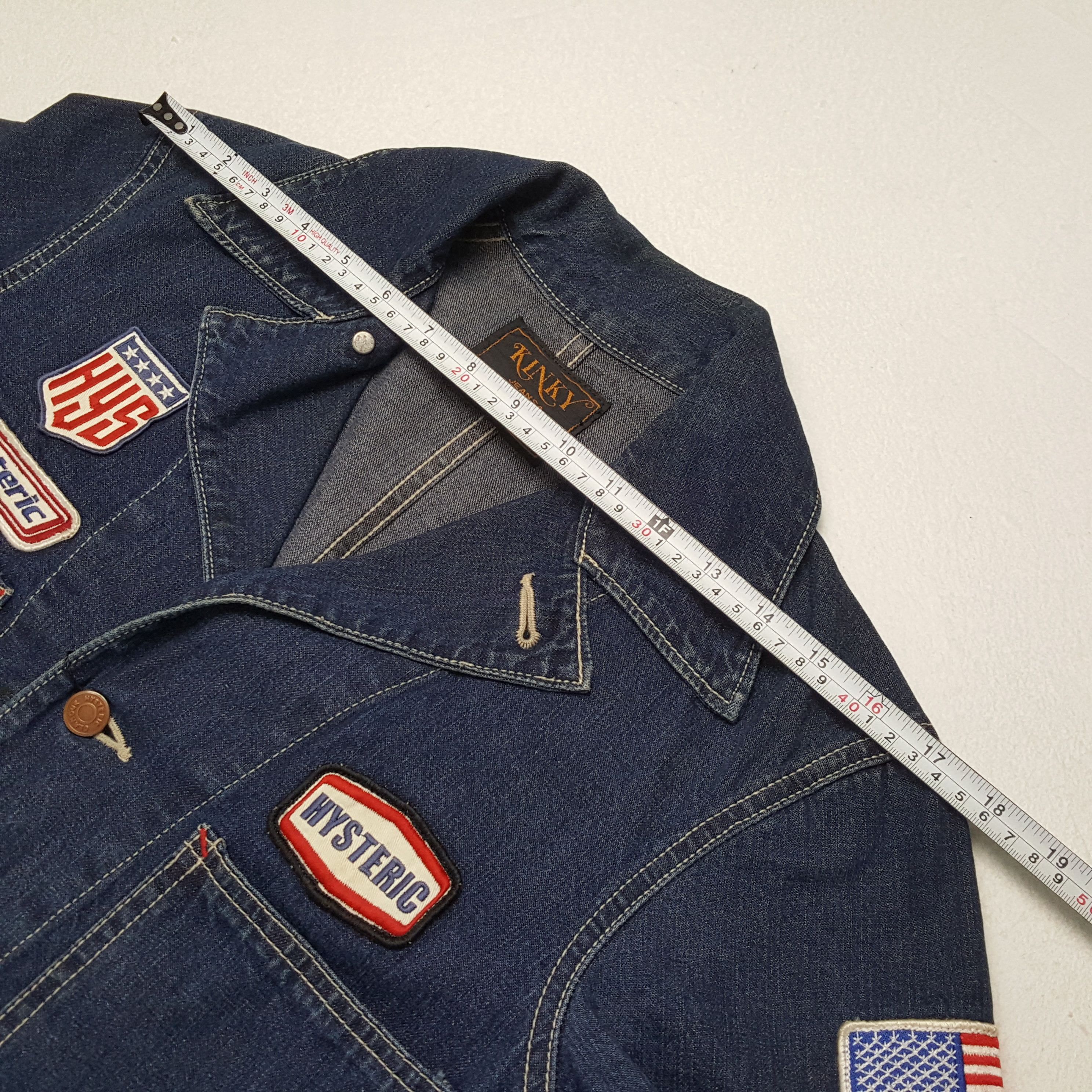 Hysteric Glamour HYSTERIC GLAMOUR Rare Fashion Style Denim Jacket Size US S / EU 44-46 / 1 - 4 Thumbnail