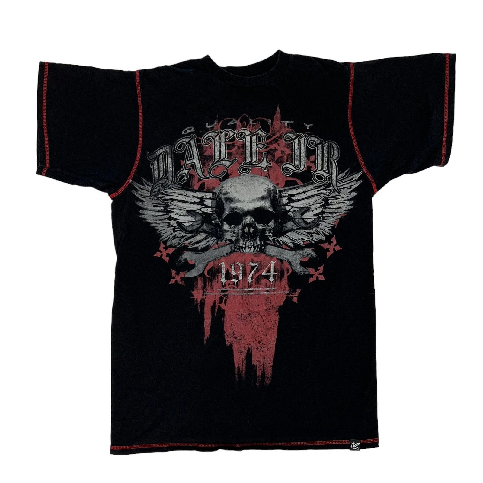 Chase Authentics Dale Earnhardt Jr T-Shirt Double Sided Skull All Over Print Size US M / EU 48-50 / 2 - 2 Thumbnail