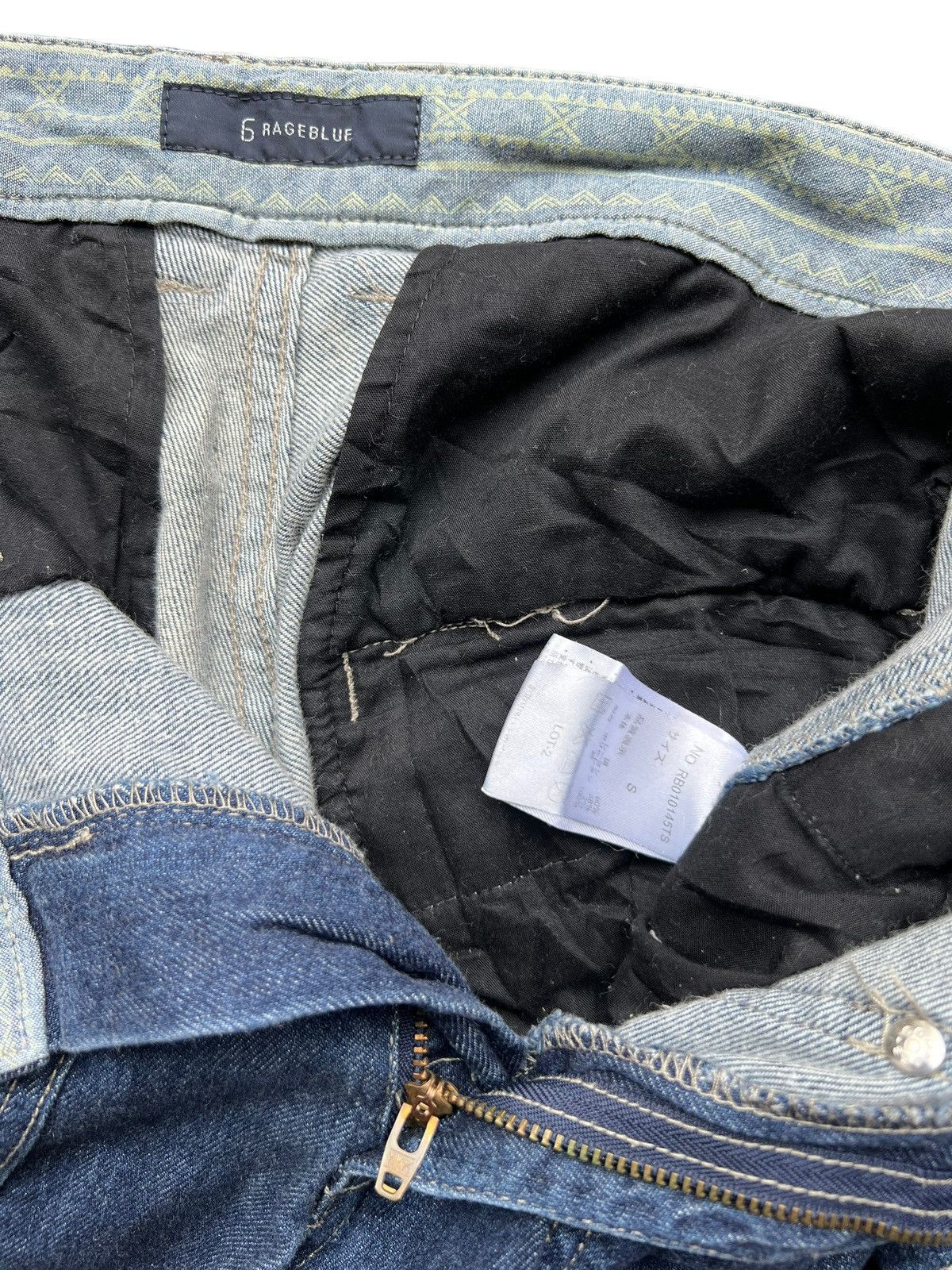 Japanese Brand Rage Blue Japan Multipocket Straight Cut Pants 30x31 Size US 30 / EU 46 - 12 Thumbnail
