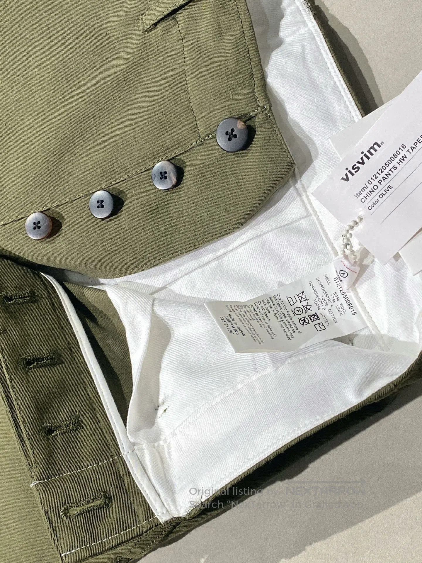 Visvim VisVim Authentic Military Green Trousers. Size US 28 / EU 44 - 4 Thumbnail