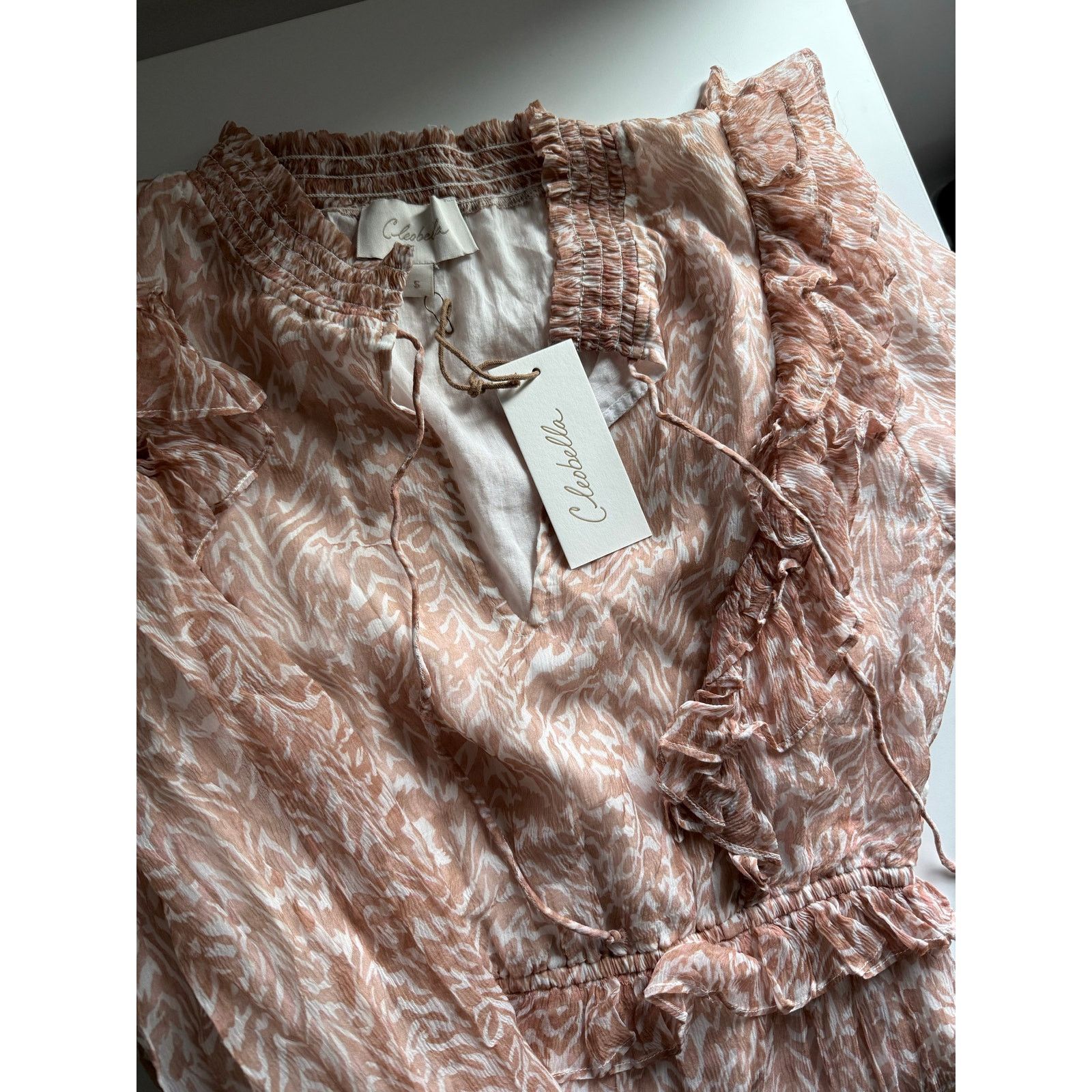 Cleobella $248 New Cleobella Zaria Mini Dress - Zebra - small Size S / US 4 / IT 40 - 8 Thumbnail