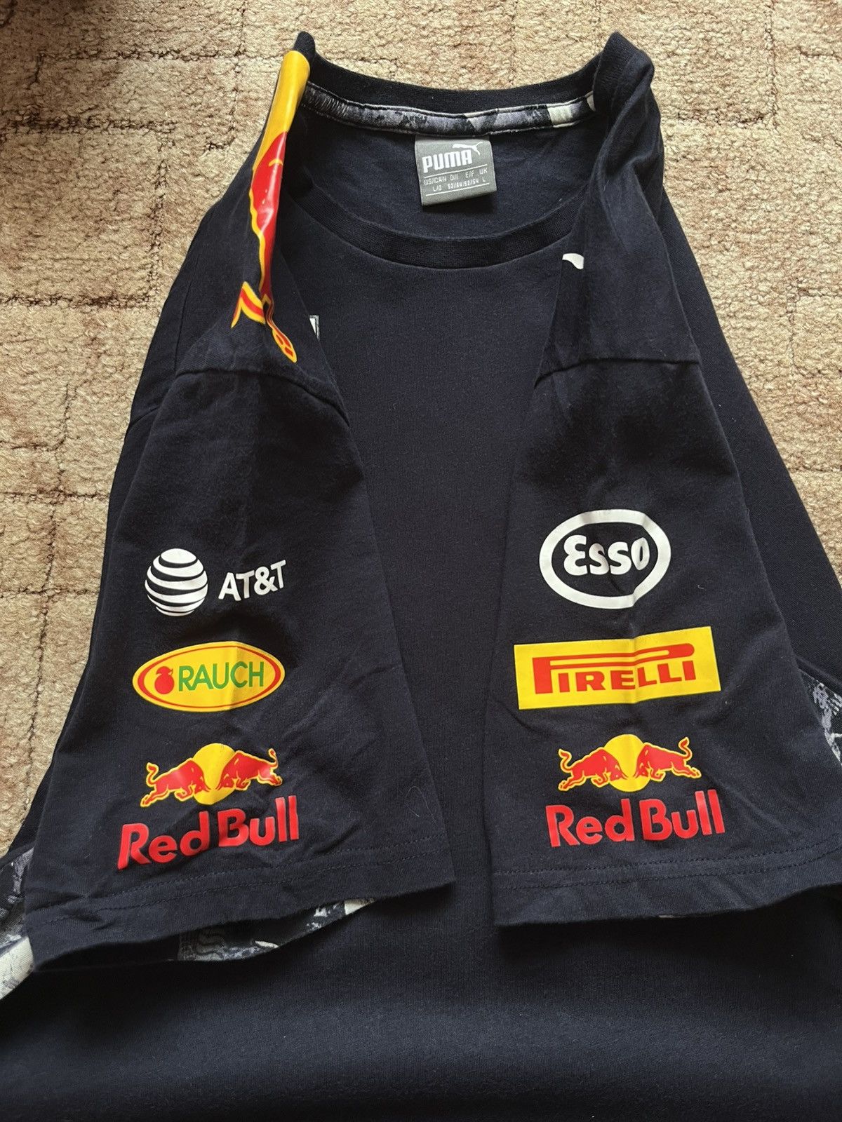 Puma × Red Bull Puma Red Bull Formula One Team Racing Bentley Streetwear Tee Size US L / EU 52-54 / 3 - 6 Thumbnail