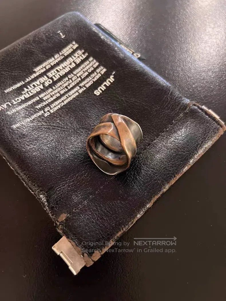Julius Julius Industrial Style Silver Ring Size ONE SIZE - 5 Thumbnail