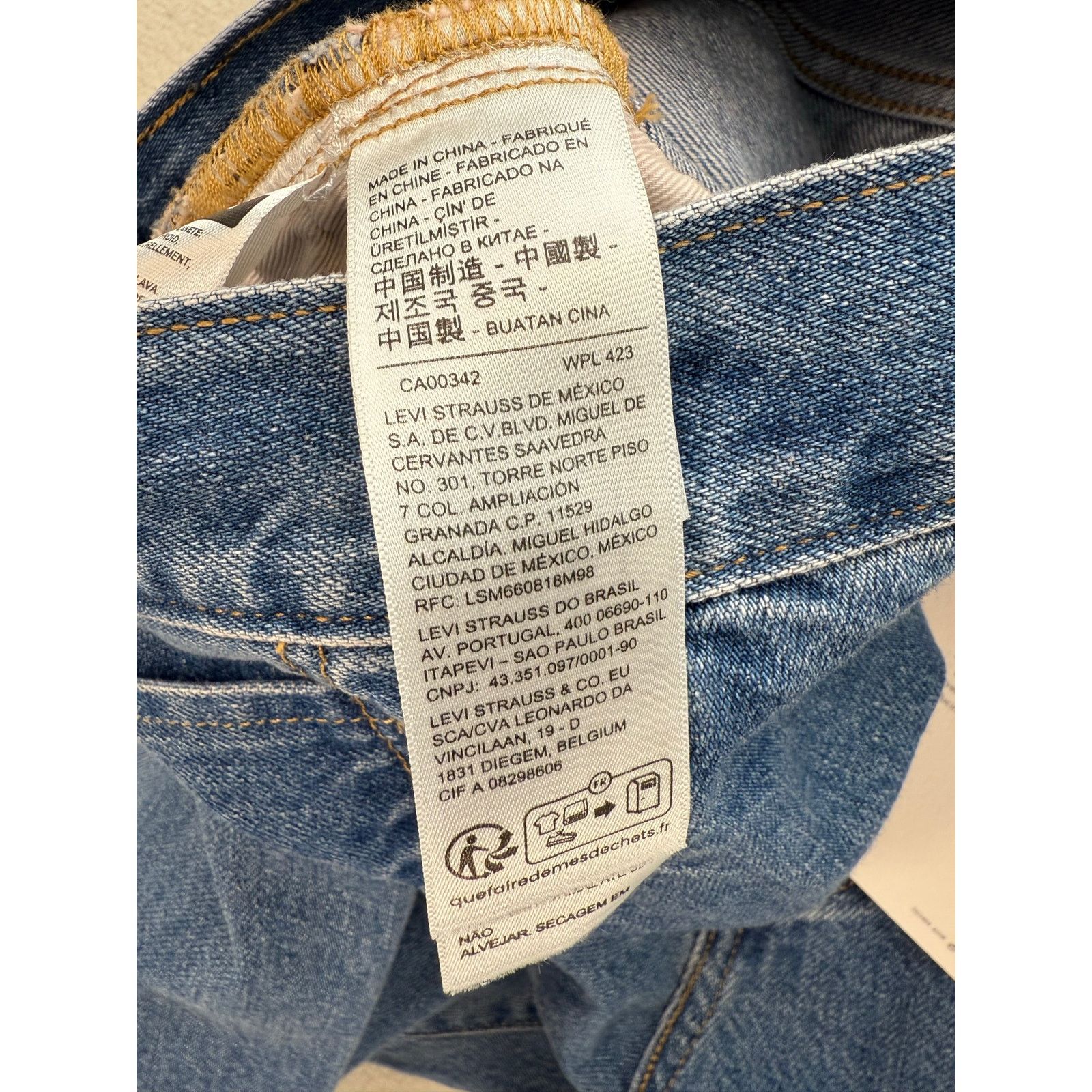 Levi's LEVI'S JAPANESE FABRIC SIZE 34/27 HIGH RISE BOYFRIEND JEANS Size 34" / US 12 / IT 48 - 8 Thumbnail