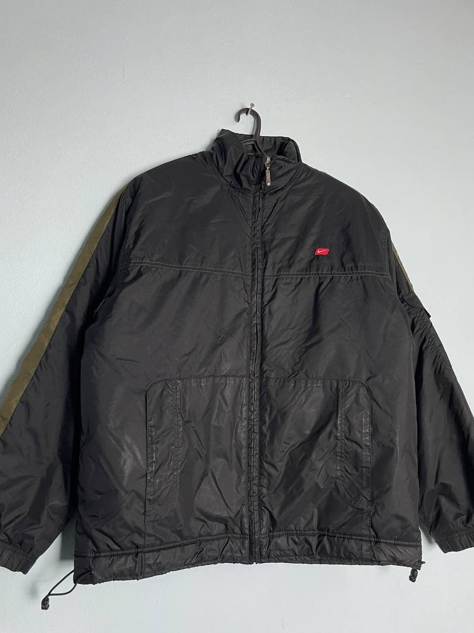 Nike × Vintage Nike Vintage 90s Jacket With Embroidered Spell Out Logo. Size US L / EU 52-54 / 3 - 3 Thumbnail