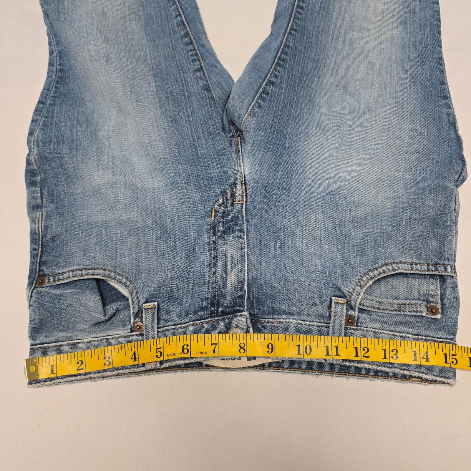 Naked & Famous St. John's Bay Women's Bootcut Jeans 6 Blue Denim Mid Rise Size 28" / US 6 / IT 42 - 11 Thumbnail
