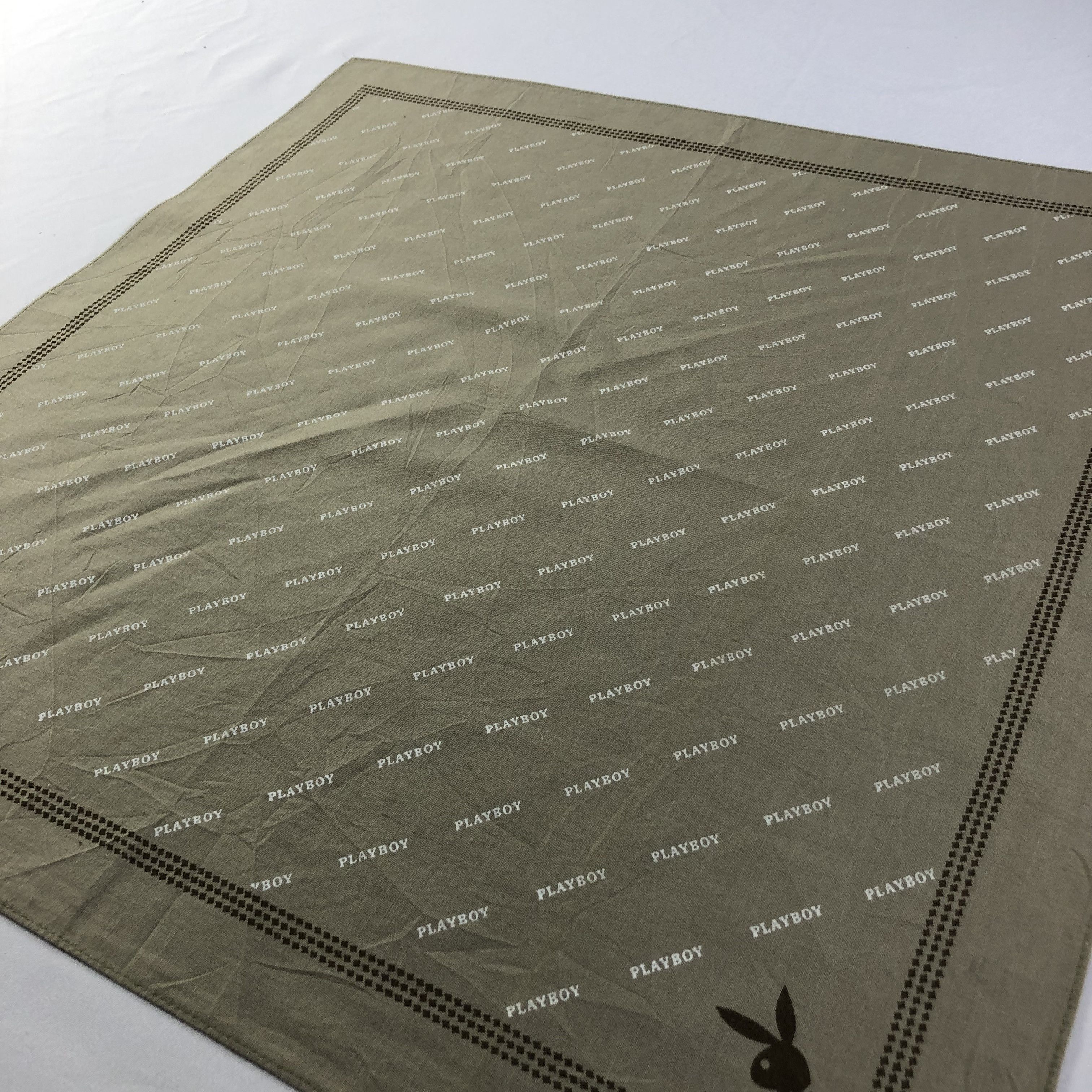 Playboy × Vintage Playboy Handkerchief Neckerchief Bandana H1741 Size ONE SIZE - 3 Thumbnail