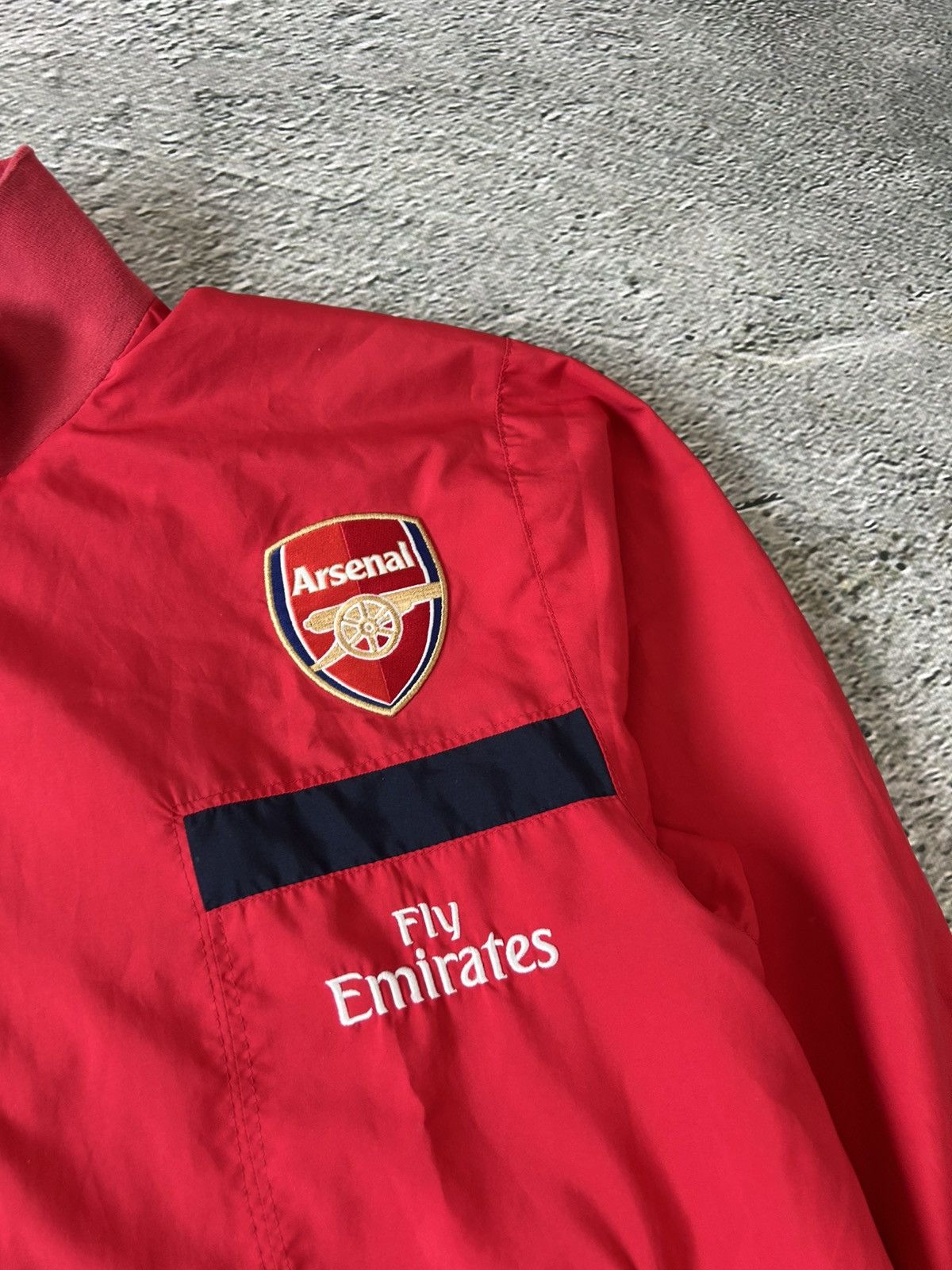 Nike × Vintage Nike Arsenal track jacket vintage red fly emirates Size US M / EU 48-50 / 2 - 2 Thumbnail