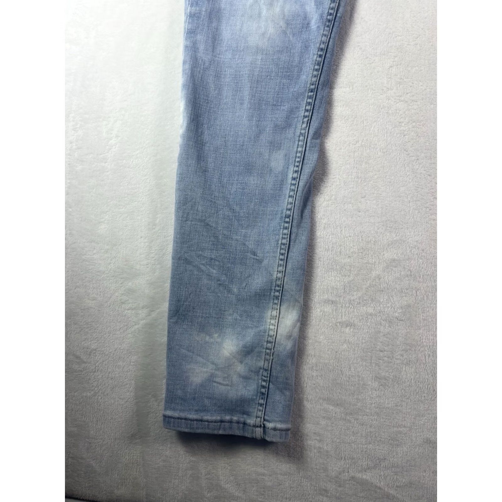 Levi's Levi’s Women’s 524 Skinny Jeans Light Denim Size 32x32 Blue Denim Cotton Blend Jeans Size 24" / US 00 / IT 34 - 3 Thumbnail