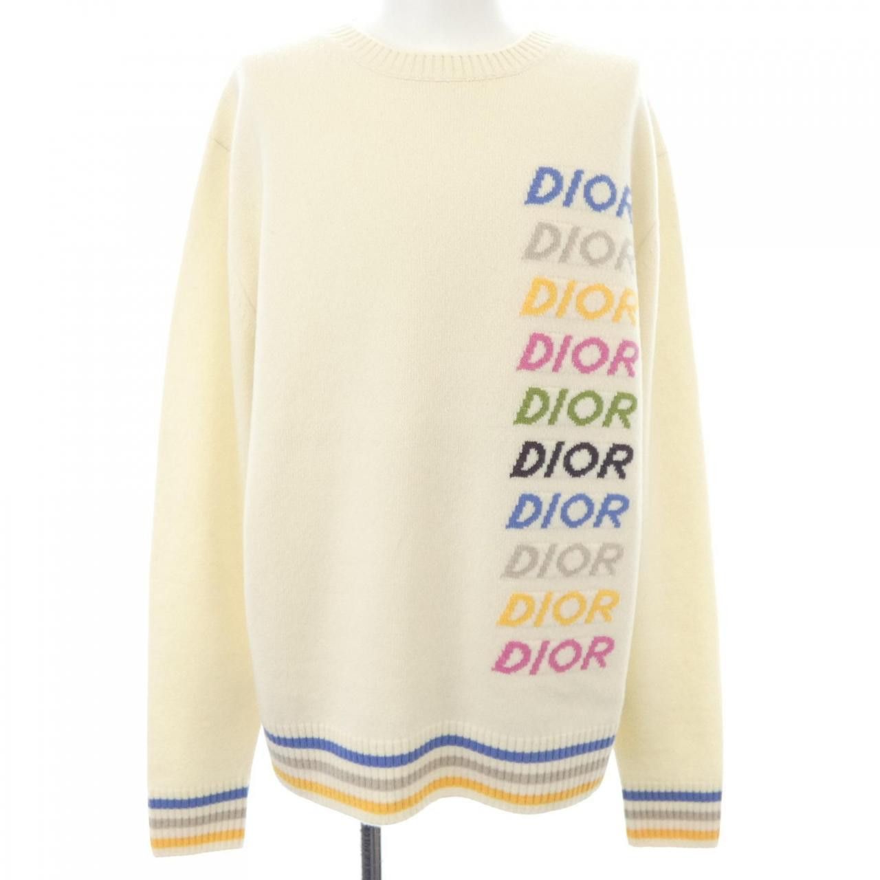 Dior Dior Dior Cashmere Blend Knit Textile Tops 413M649AT774 DUTY FREE for USA Size ONE SIZE - 1 Thumbnail