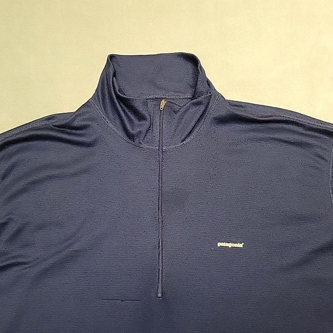 Patagonia Patagonia Shirt Mens XL Blue Capilene Baselayer 1/4 Zip Performance Layer Size US XL / EU 56 / 4 - 2 Thumbnail