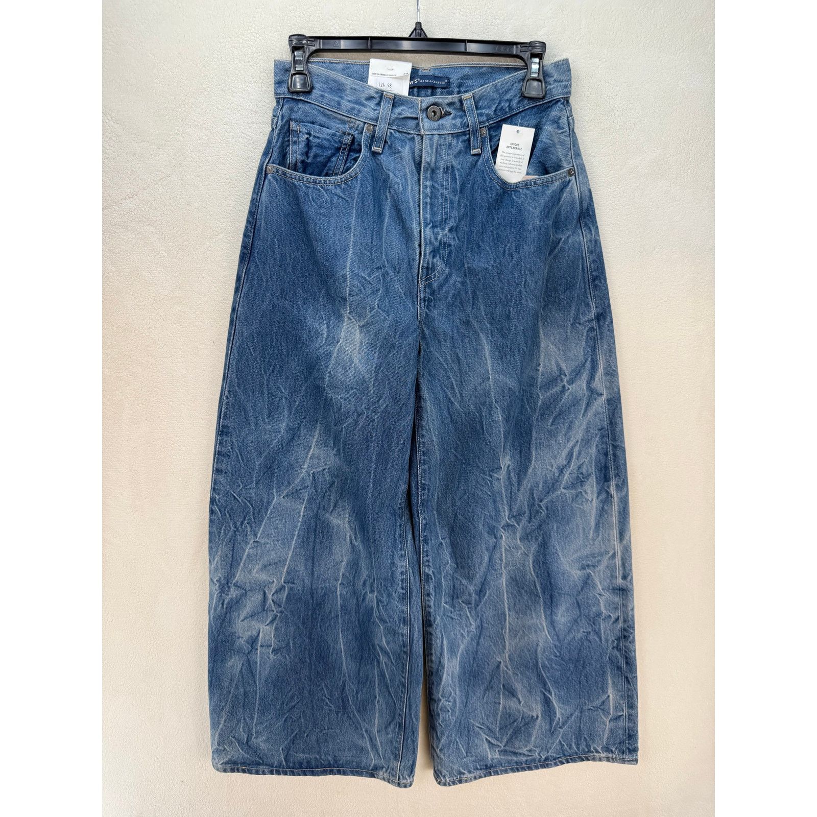 Levi's LEVI'S MADE & CRAFTED WOMEN'S 26 WIDE BARREL JEANS MEDIUM Size 26" / US 2 / IT 38 - 1 Thumbnail