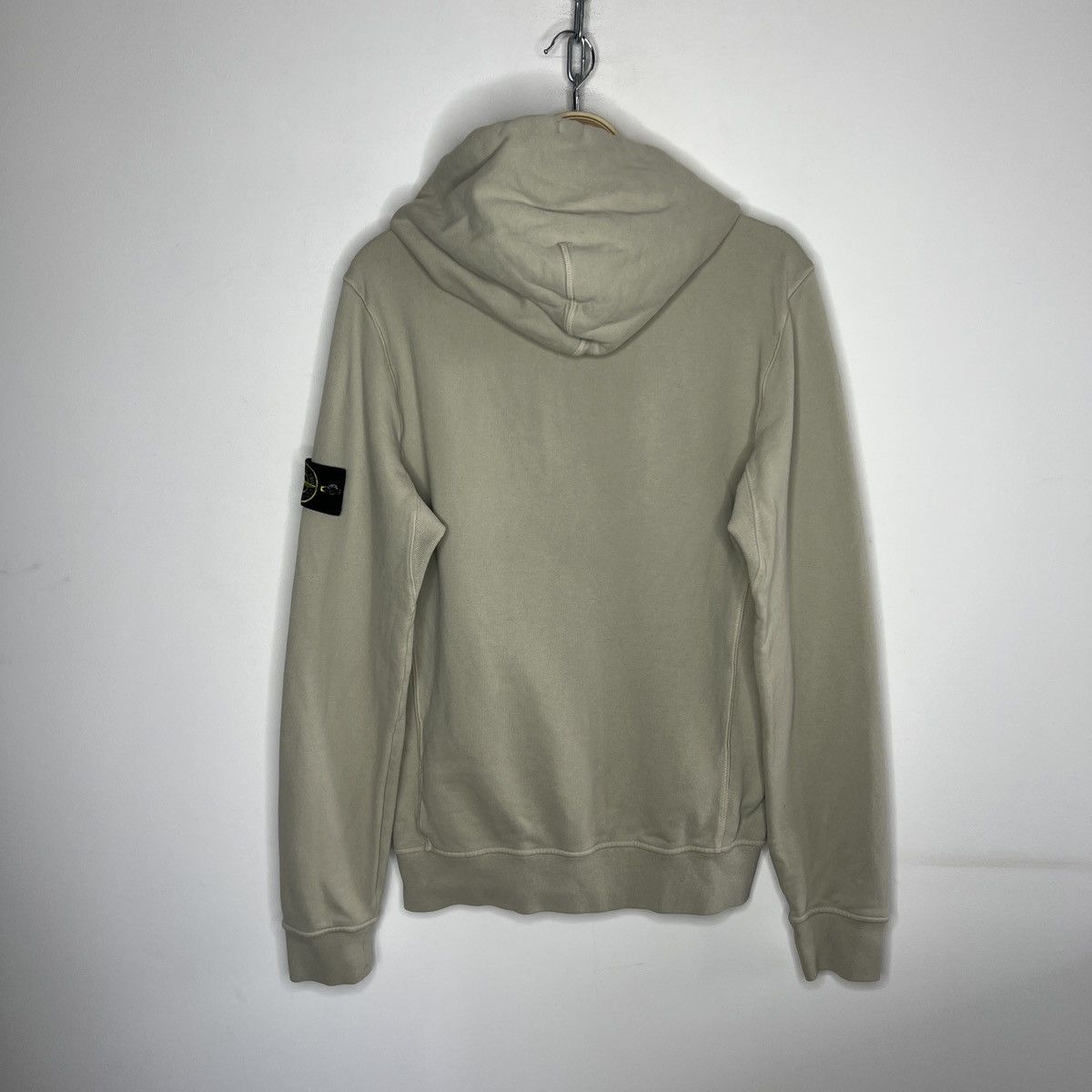 Stone Island Stone Island Hoodie Sweatshirt Hooded Beige Badge Logo Size US M / EU 48-50 / 2 - 9 Thumbnail