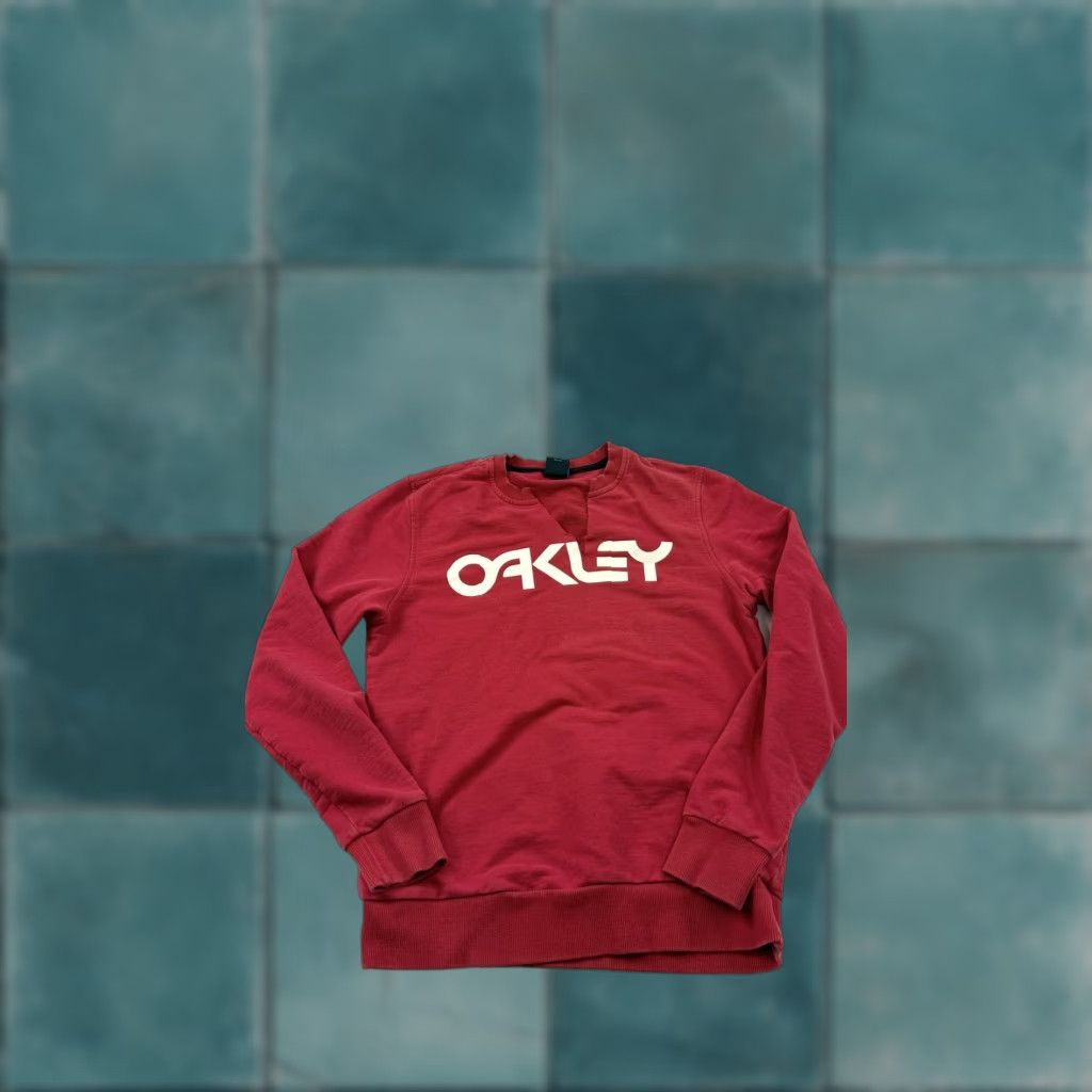 Oakley Oakley Sweatshirt Mens Medium Custom Fit Pullover Spell Out Pullover Size US M / EU 48-50 / 2 - 1 Thumbnail