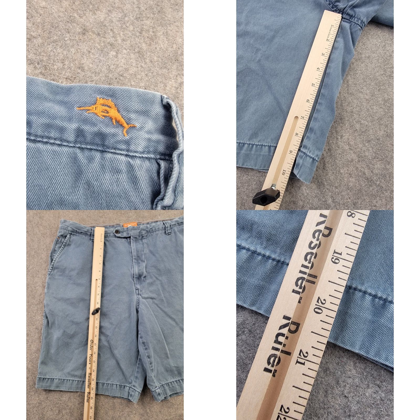 Tommy Bahama Tommy Bahama Shorts Mens 38 Blue 100% Pima Cotton Casual Beach Chino Size US 38 / EU 54 - 8 Thumbnail